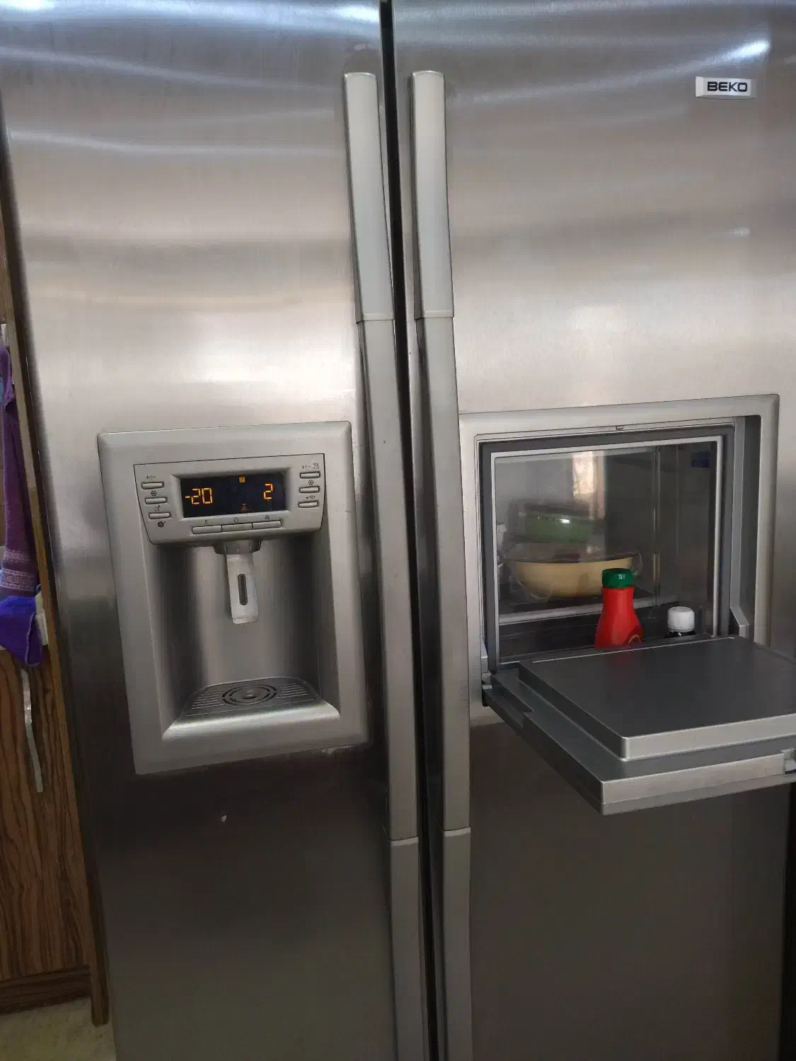 یخچال ساید beko|یخچال و فریزر|کیش, |دیوار