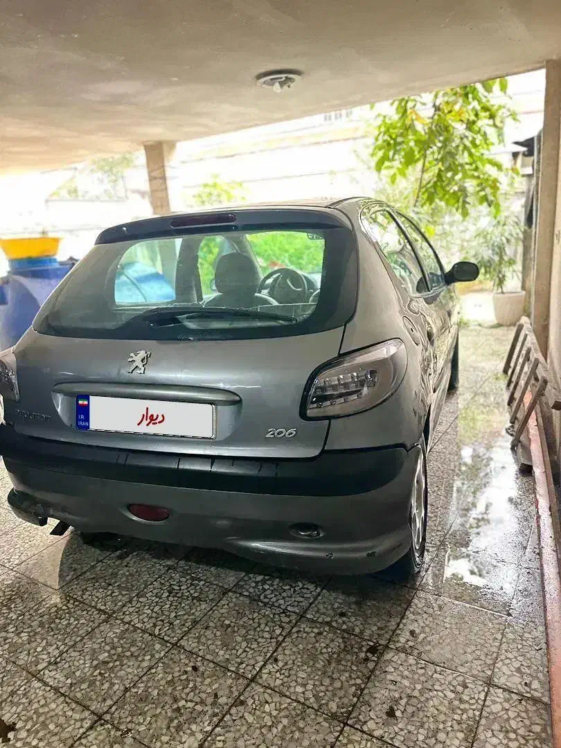 پژو 206|خودرو سواری و وانت|رشت, نظری|دیوار