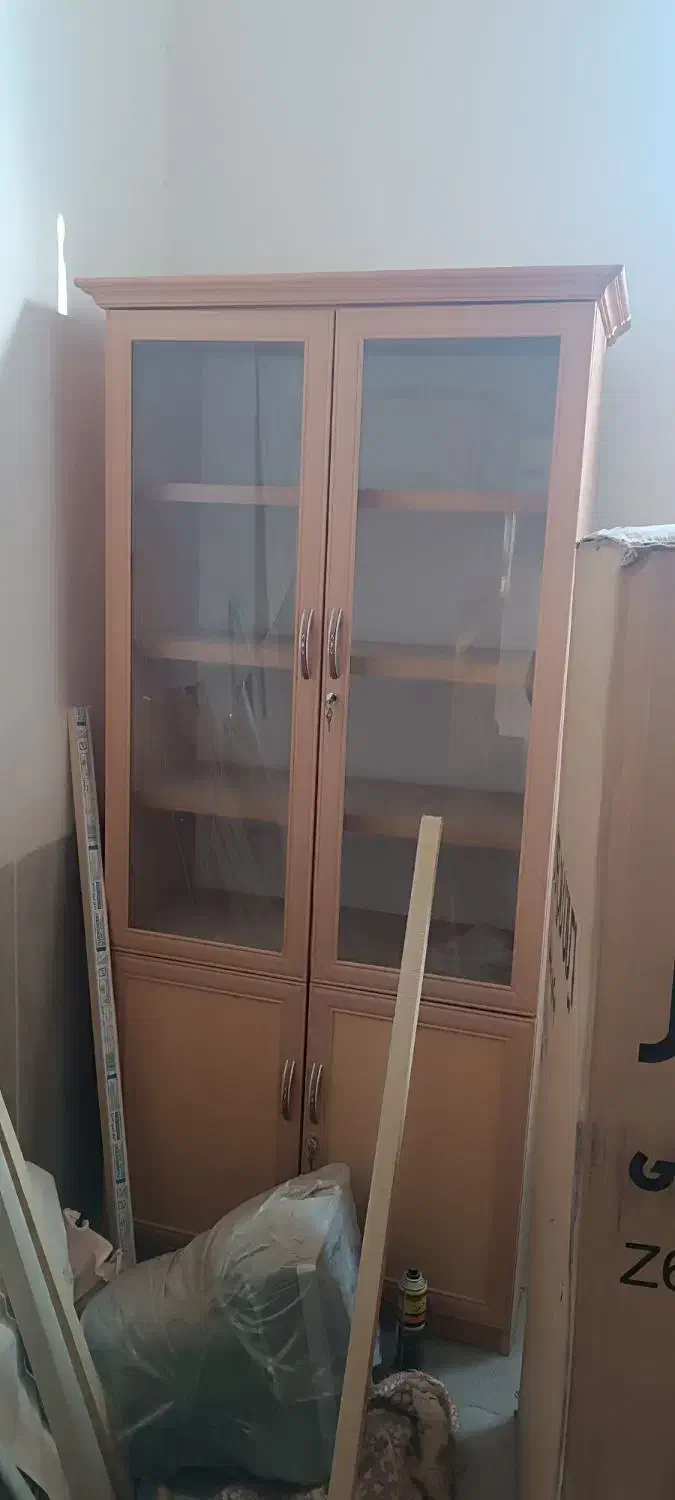 کمد کتاب|کتابخانه، شلف، قفسههای دیواری|میبد, |دیوار