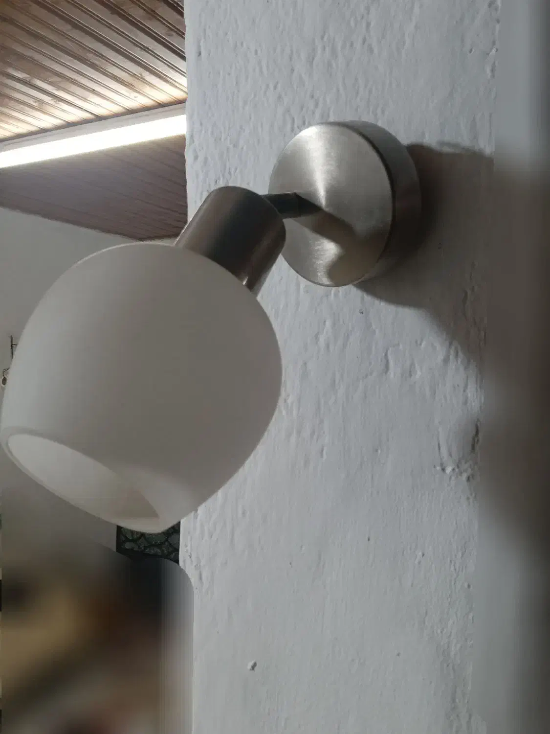 آویز شیشه ای با یک  عددیواری|لوستر و چراغ آویز|بندر انزلی, کلیور|دیوار