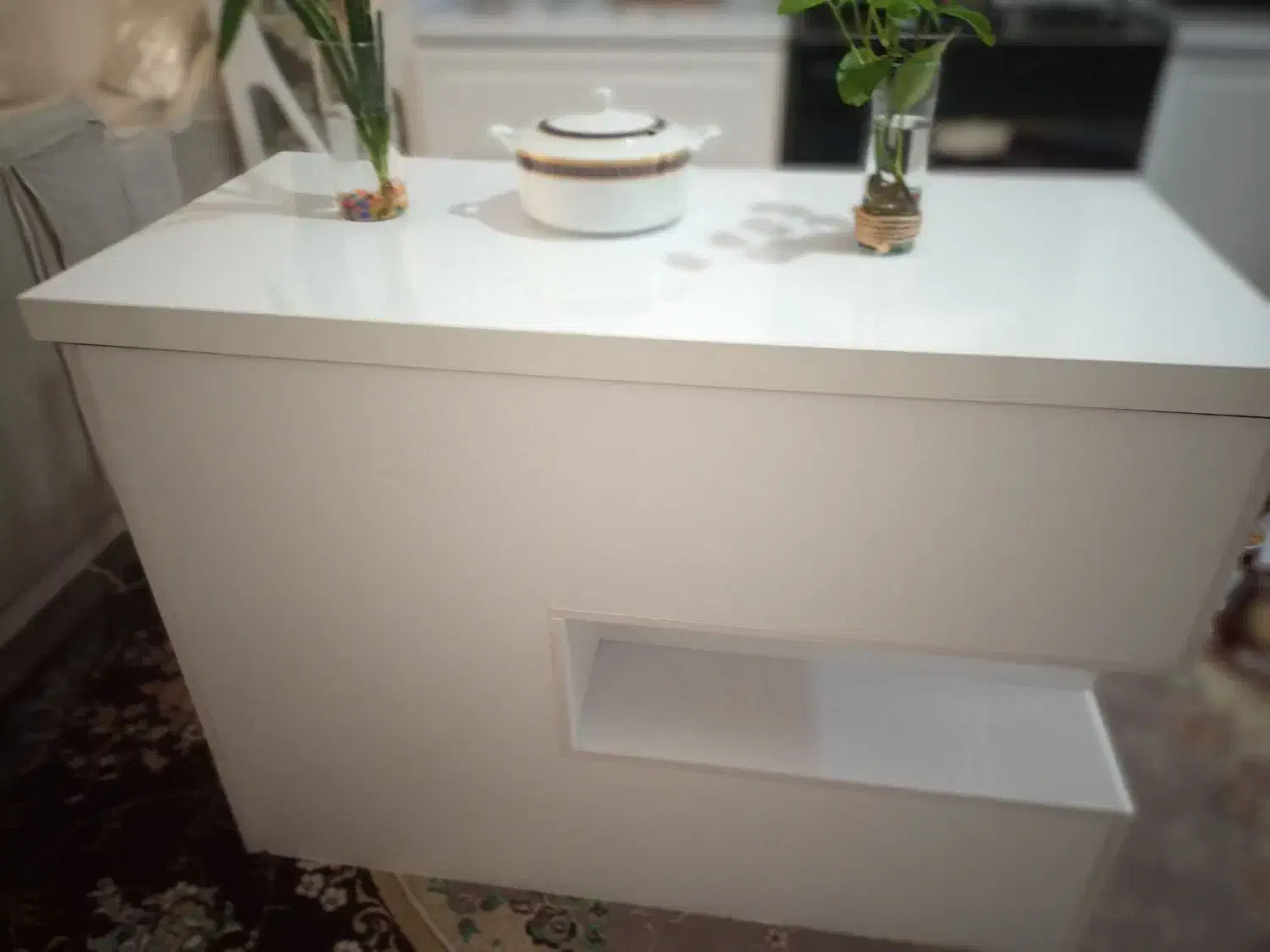 میز وسط آشپز خانه|میز و صندلی غذاخوری|رفسنجان, |دیوار