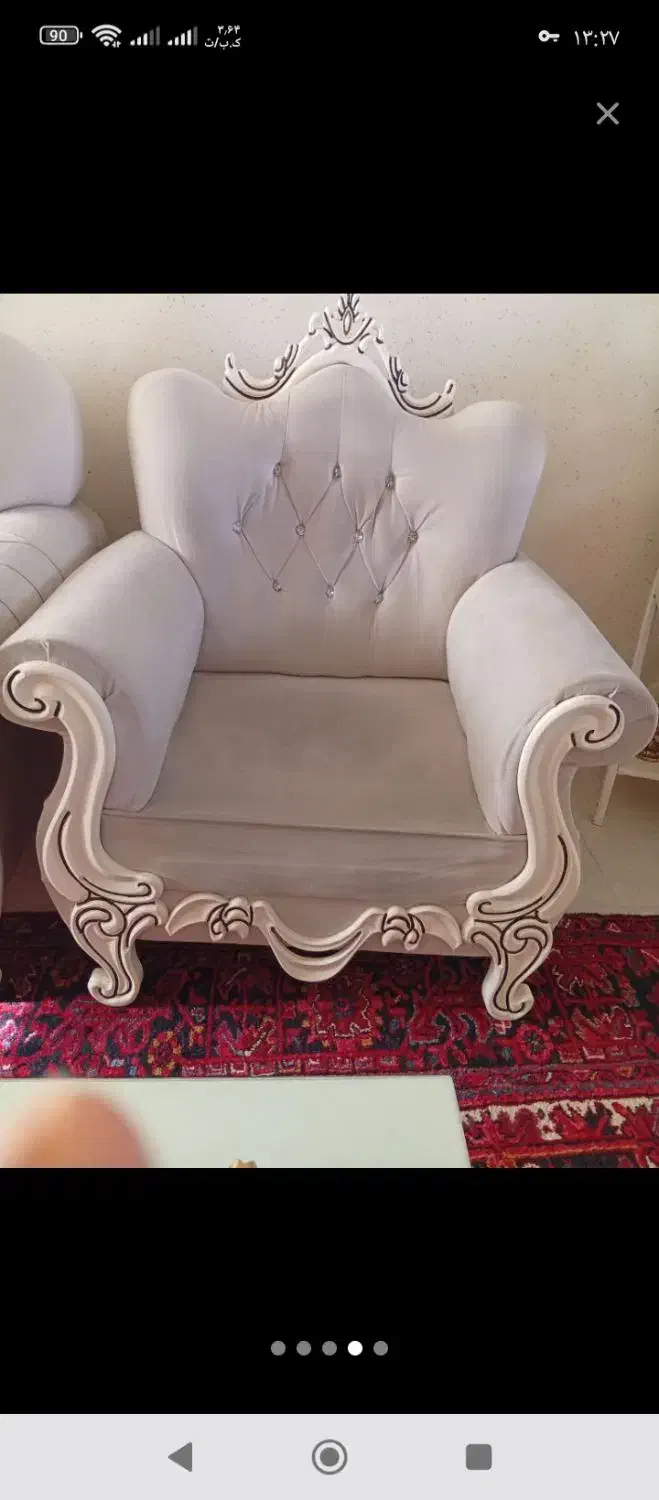 دو عدد مبل راحتی تک نفره ..تخفیف پای معامله|مبلمان خانگی و میز عسلی|سهند, |دیوار