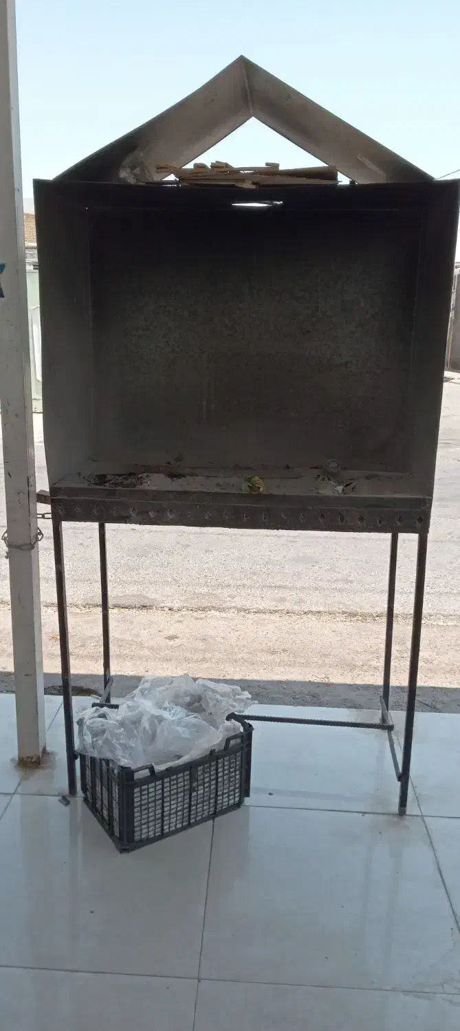 منقل گالوانیزه مناسب قلیونی وکبابی|اجاق گاز و لوازم برقی پخت‌وپز|اندیمشک, |دیوار