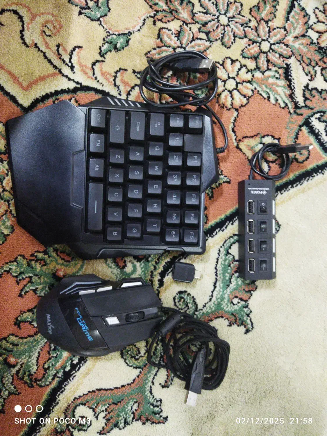 کیبورد مینی ـ موس ـ هاب بورت ـUSB درحد|کنسول، بازی ویدئویی و آنلاین|گنبد کاووس, |دیوار