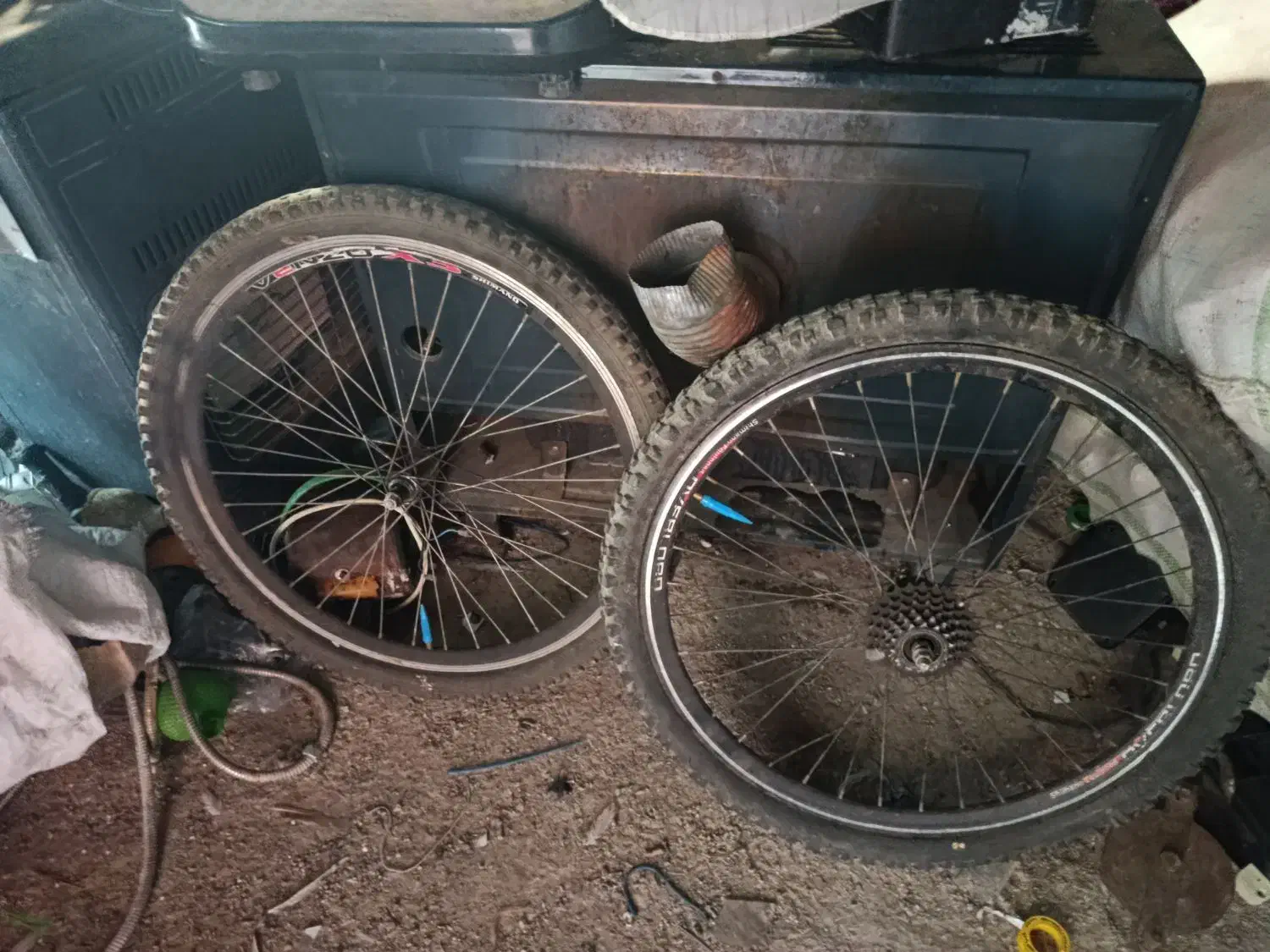 یک جفت طوقه دوچرخه ۲۶|دوچرخه، اسکیت، اسکوتر|گرمسار, |دیوار