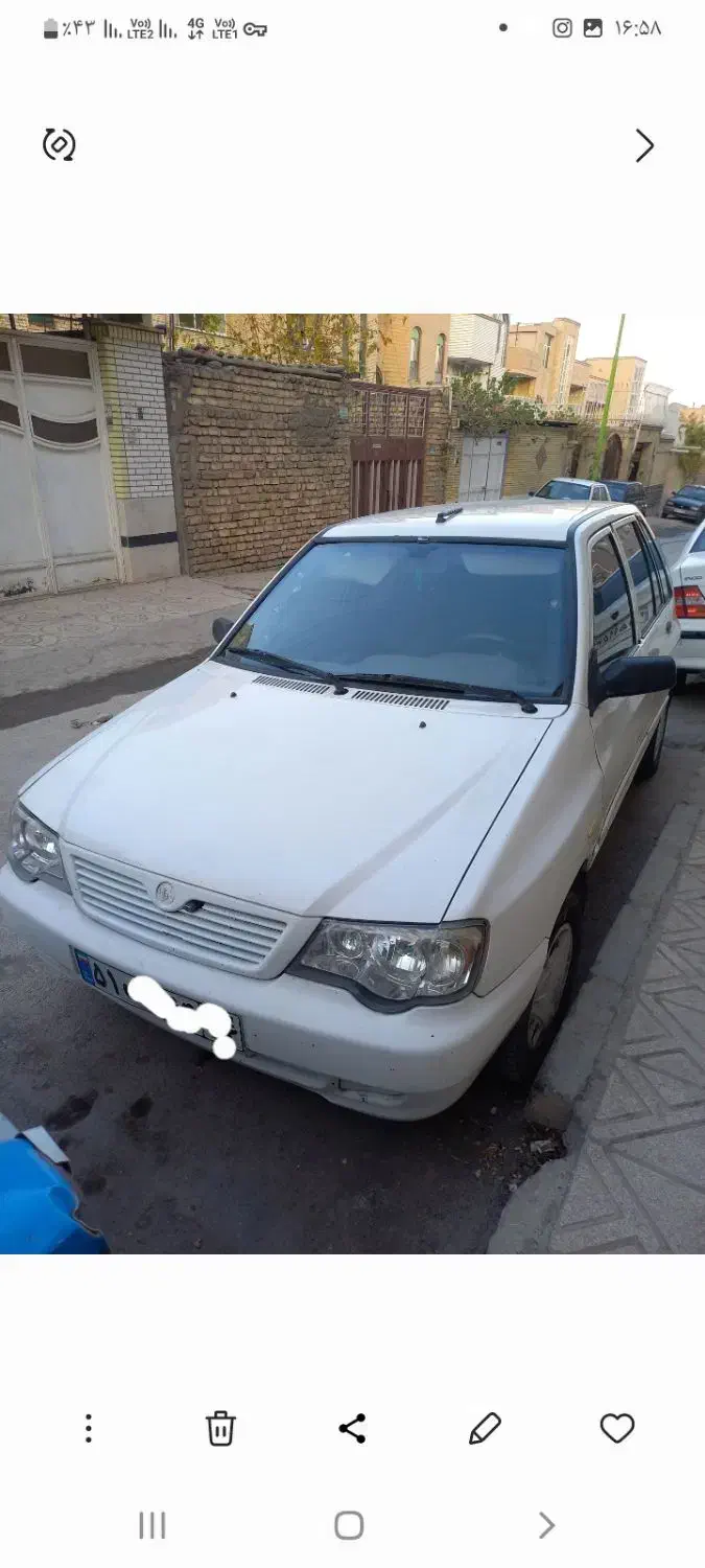 پراید هاچبک مدل ۹۱|خودرو سواری و وانت|فولادشهر, B4|دیوار