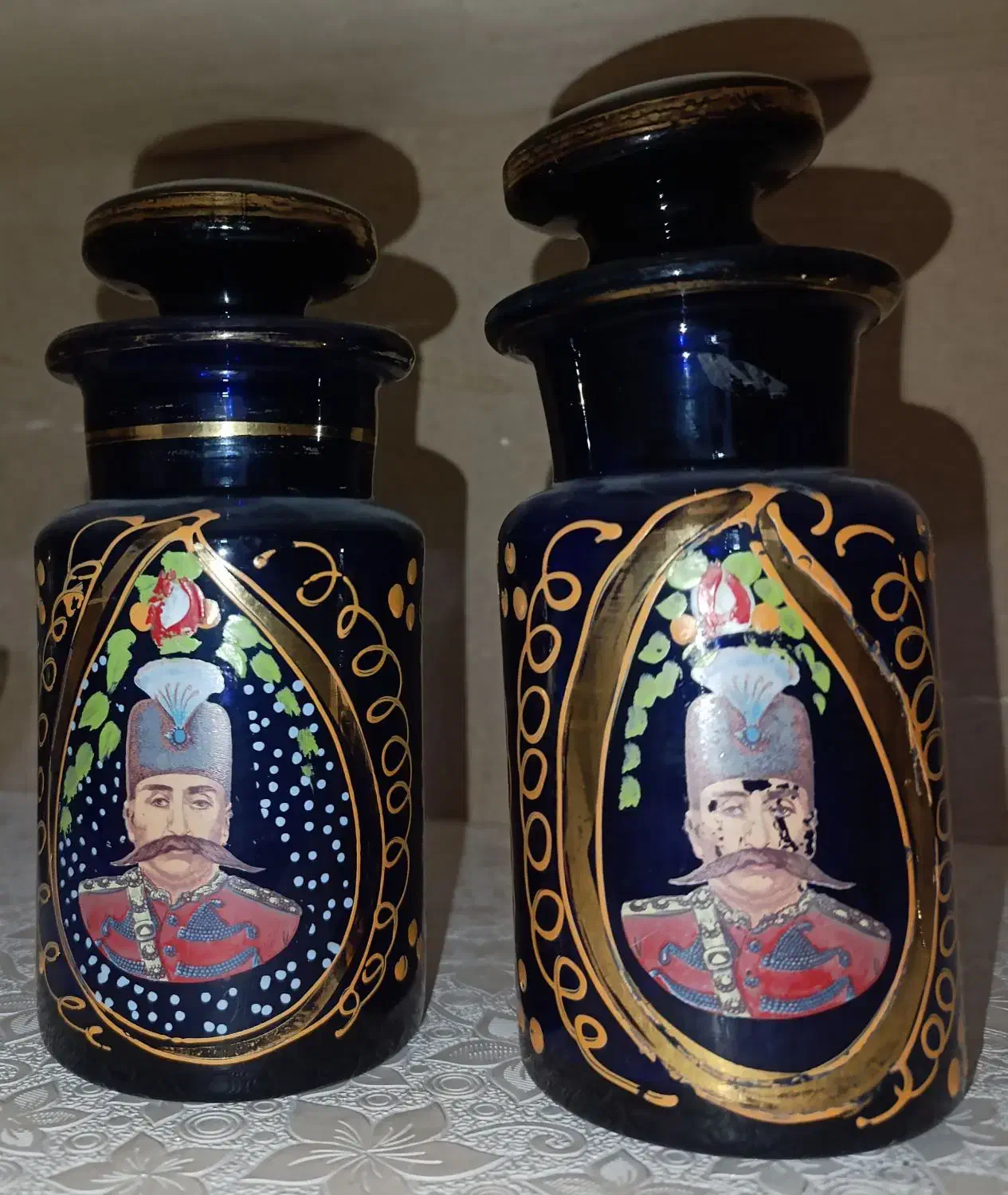 چاییدان سرمه ای قدیمی|کلکسیون اشیاء عتیقه|کاشان, شهرک انقلاب|دیوار