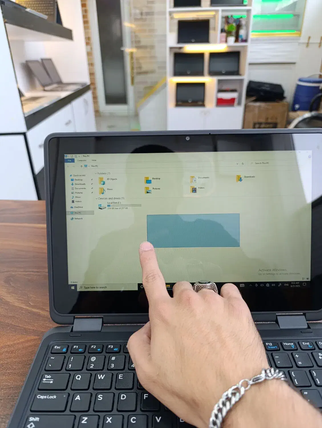 لپ تاپ دل لمسی چرخشی شرایط ۱ ساله با گارانتی|رایانه همراه|کاشان, میدانگاه آقا|دیوار
