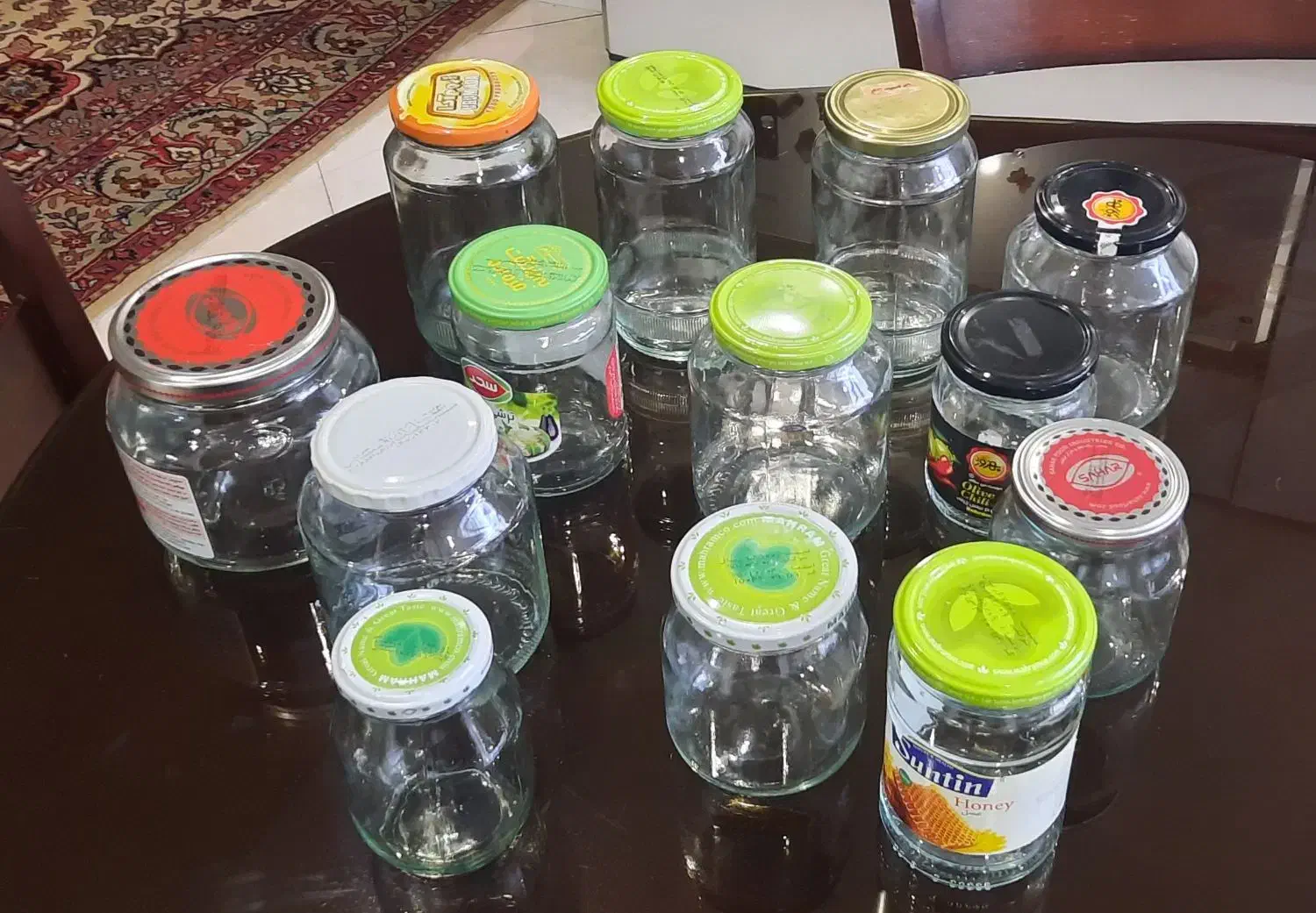 *شیشه ترشی ومربا*|ظروف نگهدارنده، پلاستیکی، یکبارمصرف|کرج, برغان|دیوار