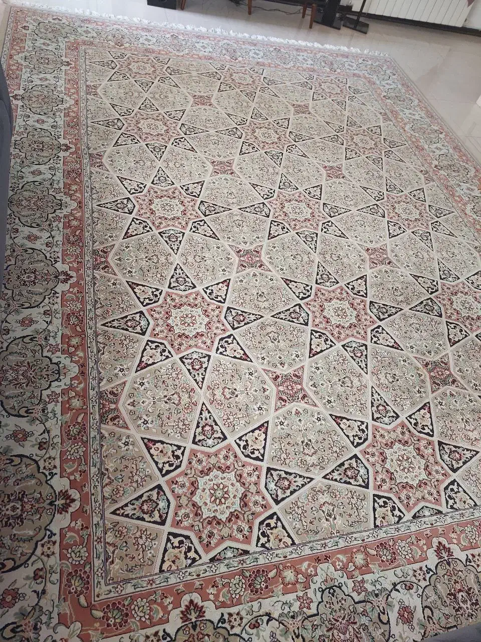 فرش ماشینی ۱۲ متری (برند فرش مشهد) فقط تماس|فرش|مشهد, تربیت (صدف)|دیوار