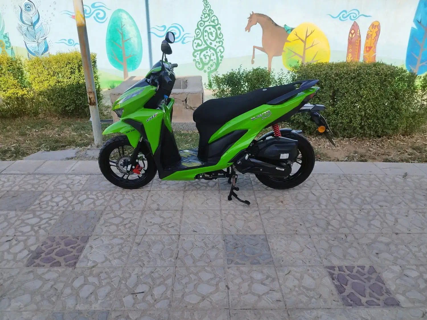 موتور طرح کلیک کویر ۱۵۰ مدل ۱۴۰۱ در حد نو ب|موتورسیکلت|شیراز, پودنک|دیوار