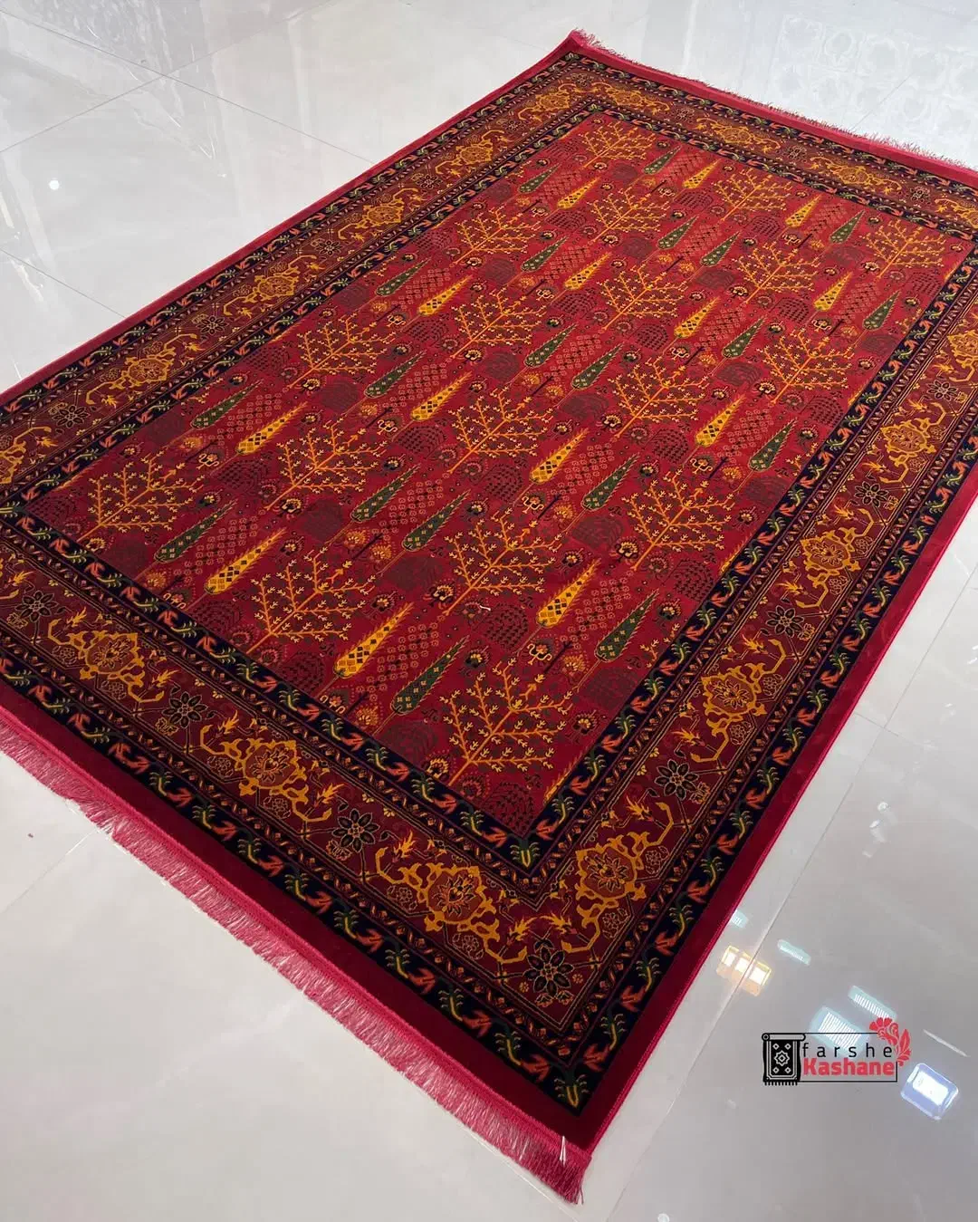 فرش چهل ستون۱۲متری۷۰۰شانه تراکم۲۵۵۰حراج شد۳۵۰۰|فرش|شیراز, فرگاز|دیوار