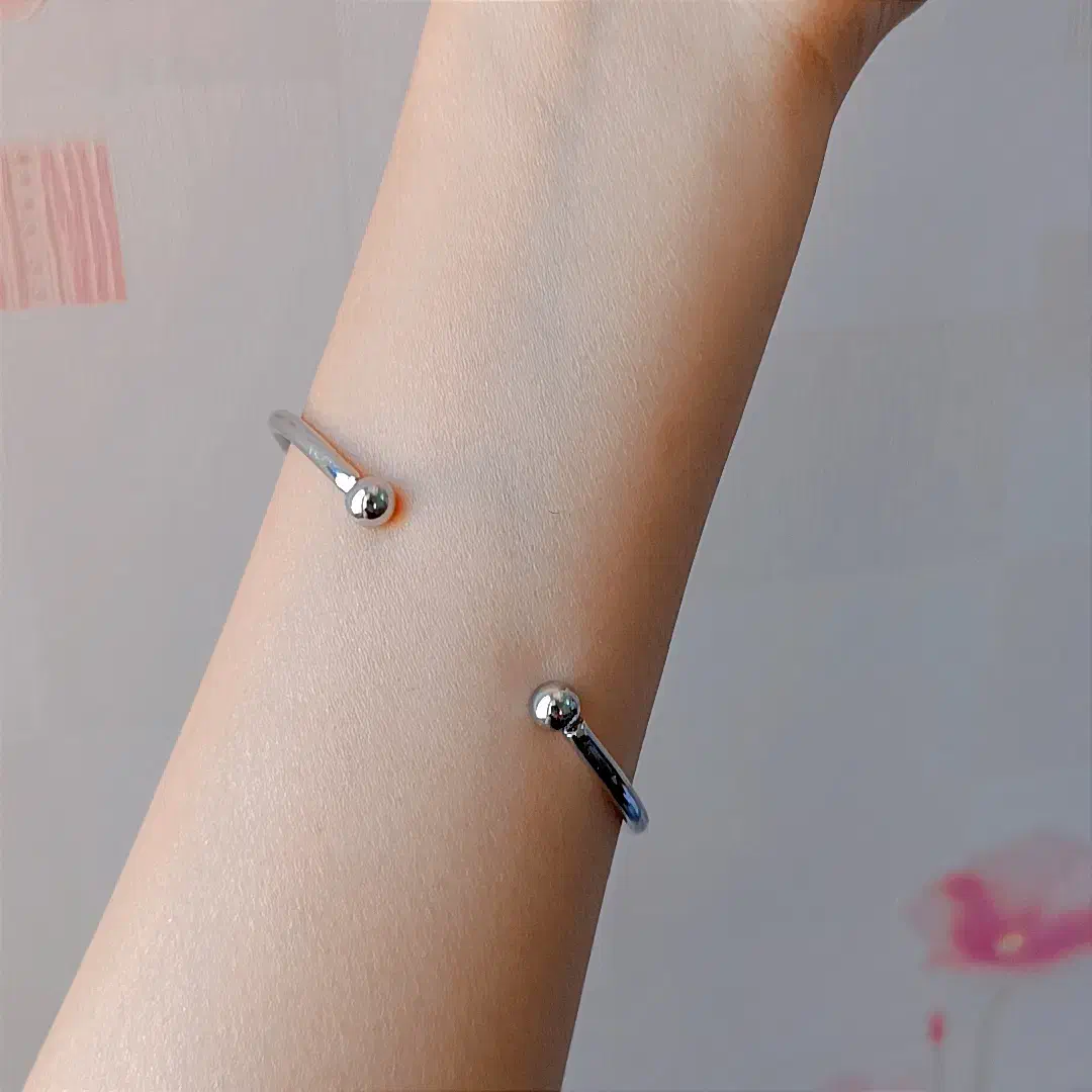 دستبند بنگل گره نقره ای فری سایز|بدلیجات|سنندج, |دیوار