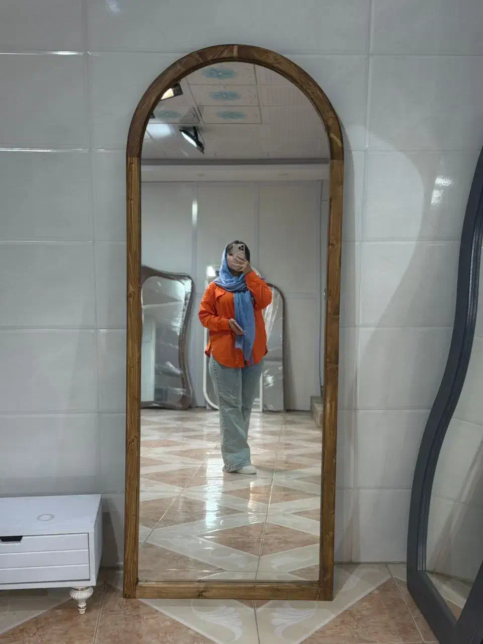 آینه چوب روس|آینه|اهواز, مهرشهر|دیوار