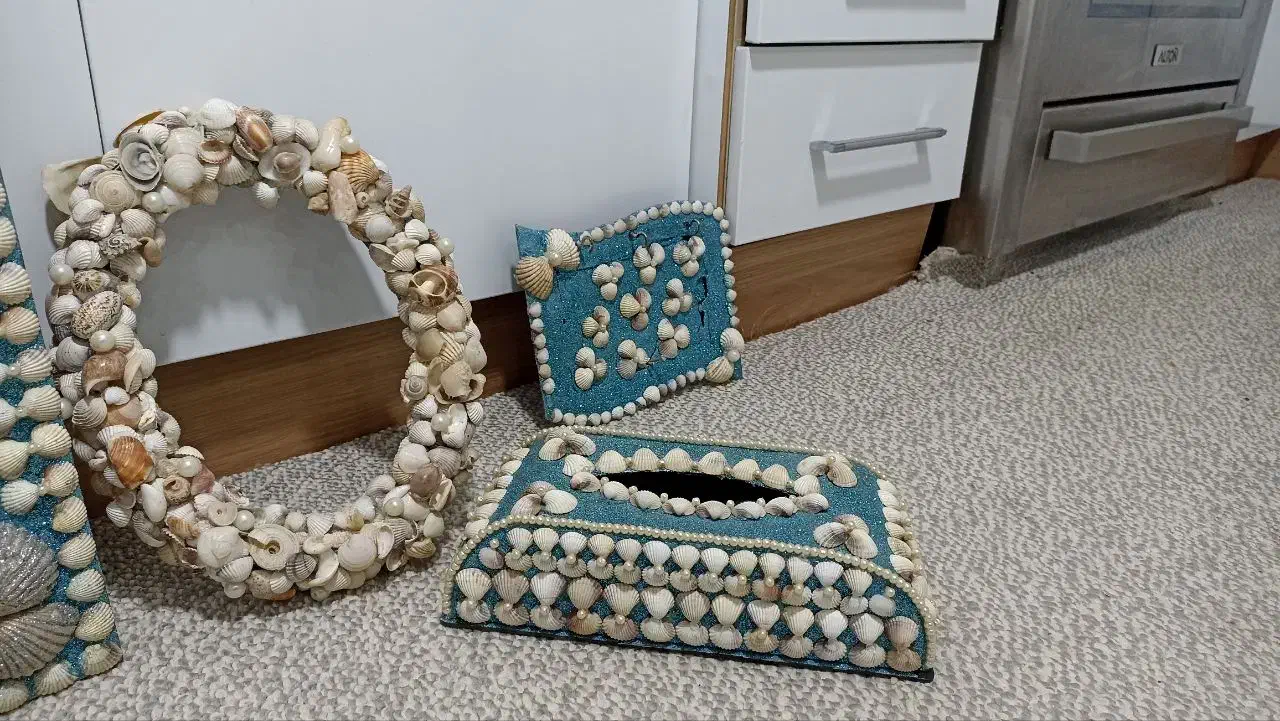 آینه تزینی با صدف|آینه|زاهدان, |دیوار