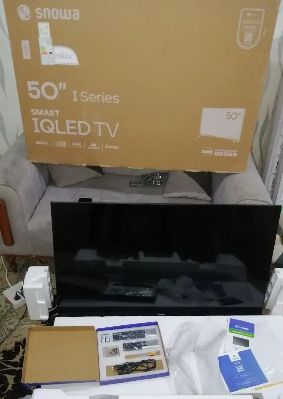 ال ای دی  QLED 4K Smart Android اکبند|تلویزیون و پروژکتور|اهواز, پردیس دو|دیوار