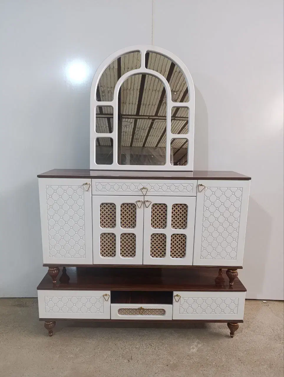 ست آینه کنسول و میز TV مدل گنبدی|بوفه، ویترین، کنسول|مشهد, گرجی علیا|دیوار