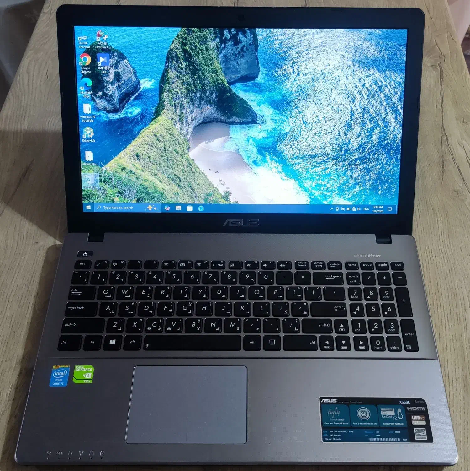 لپ تاپ ایسوز ASUS X550L|رایانه همراه|تهران, سلسبیل جنوبی|دیوار