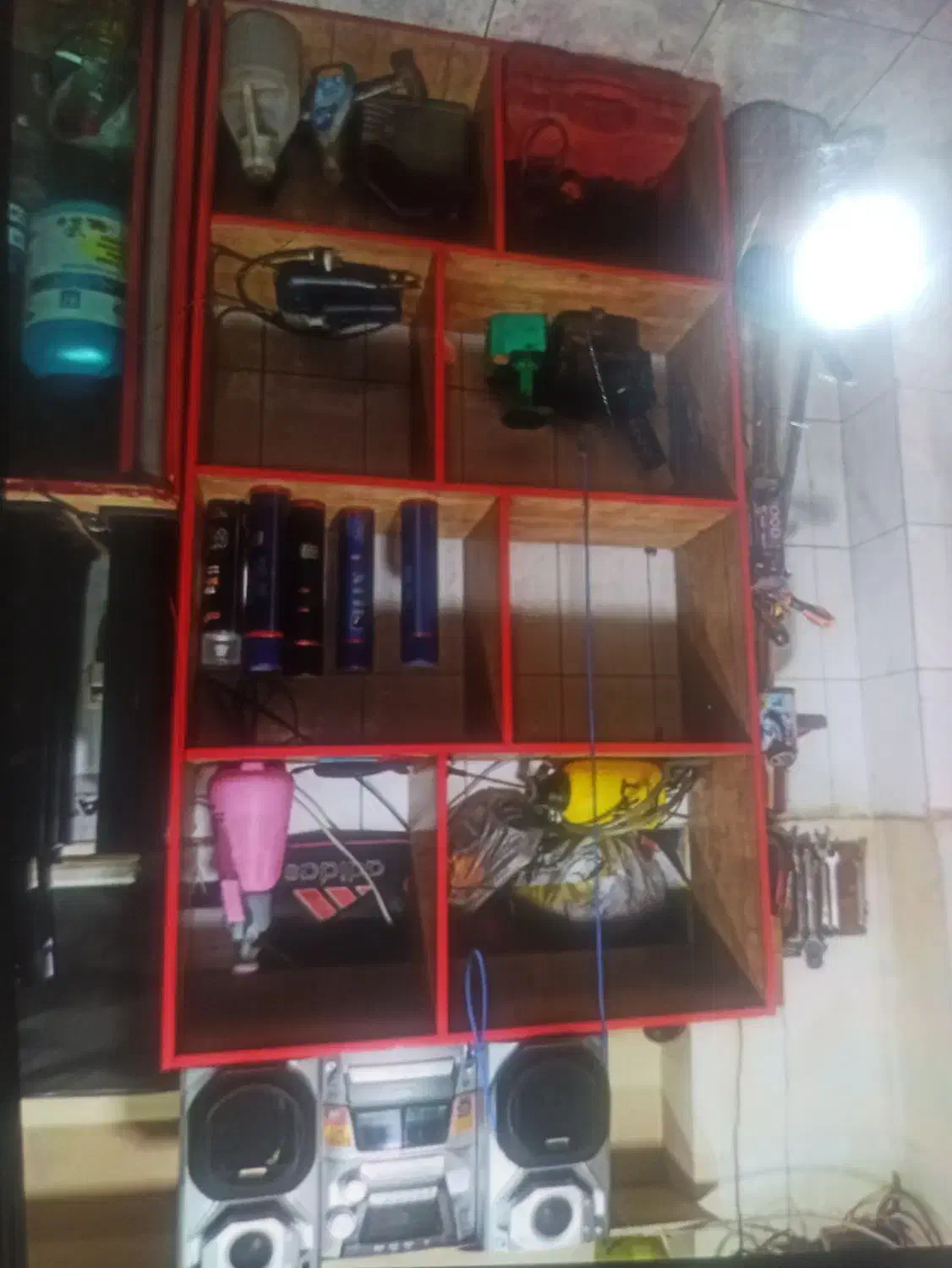 قفسه چوبی ام دی اف طبقاتی|فروشگاه و مغازه|باغستان, |دیوار