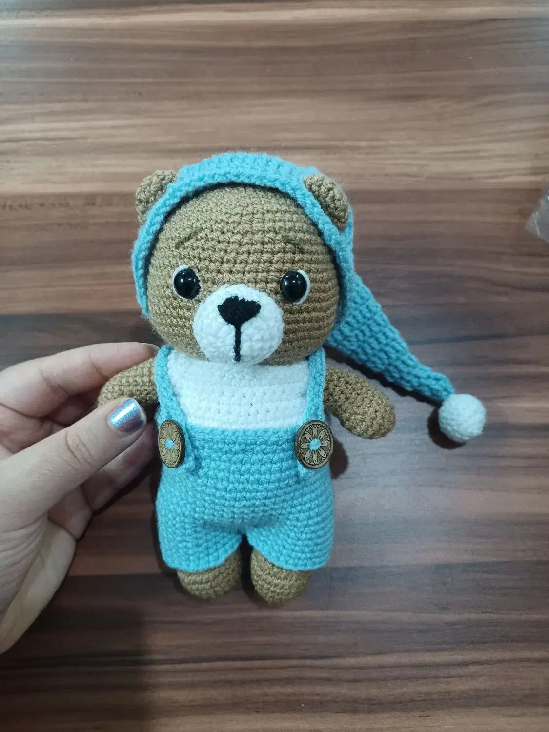 عروسک خرس خوابالو|اسباب‌بازی بچه|کاشان, ولیعصر|دیوار