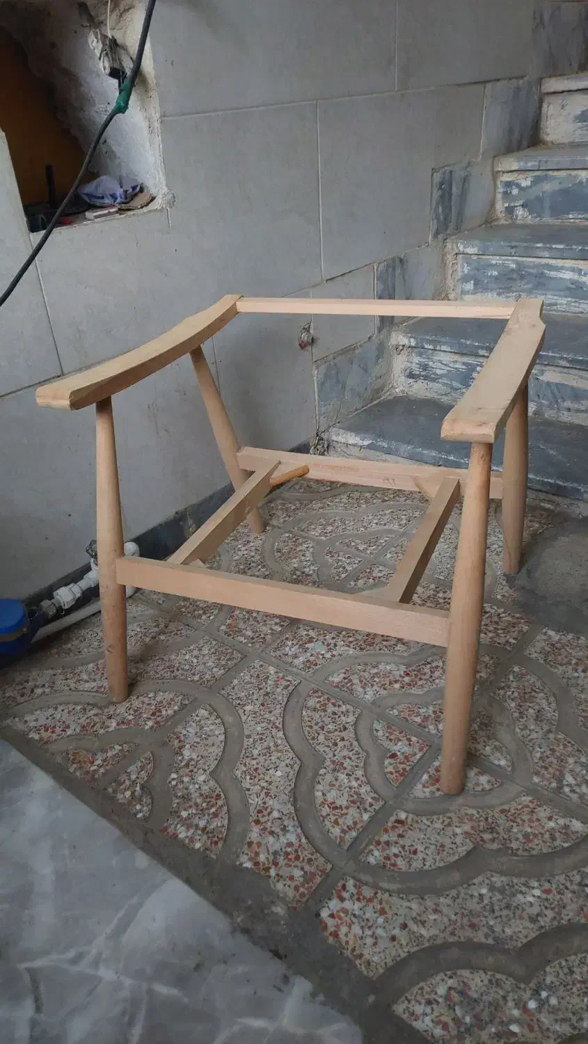 صندلی تک نفره مینی‌مال راش|مبلمان خانگی و میز عسلی|مشکین‌دشت, |دیوار