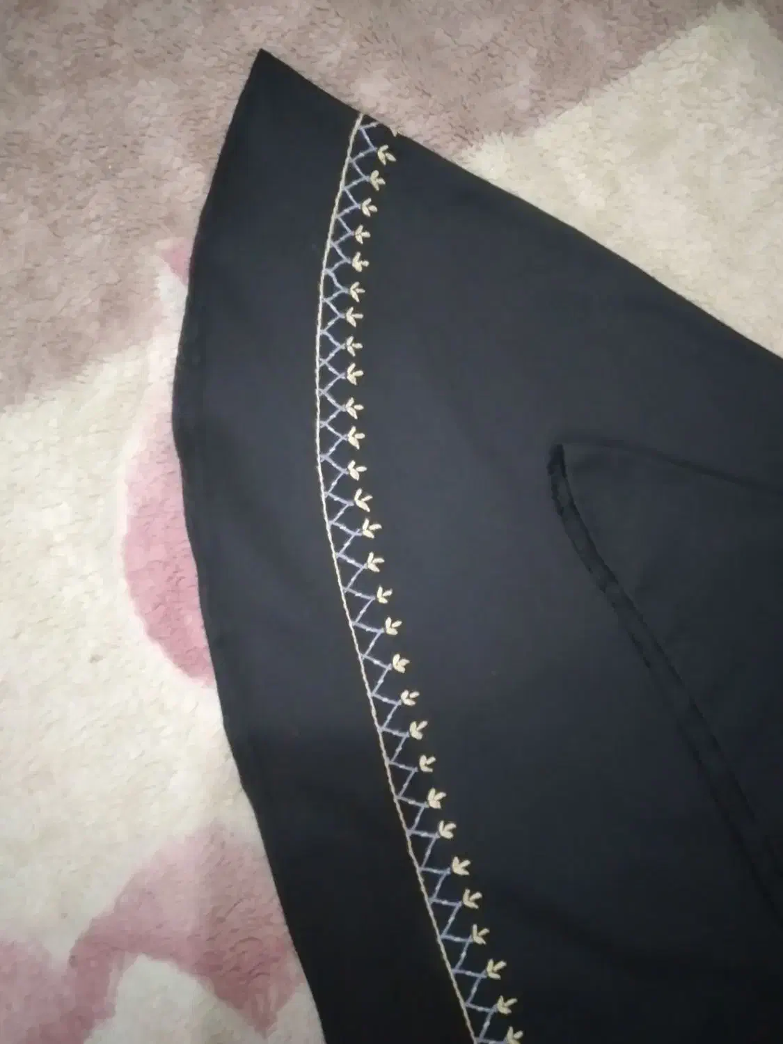 مقنعه سیاهدوزی شده|لباس|زابل, |دیوار