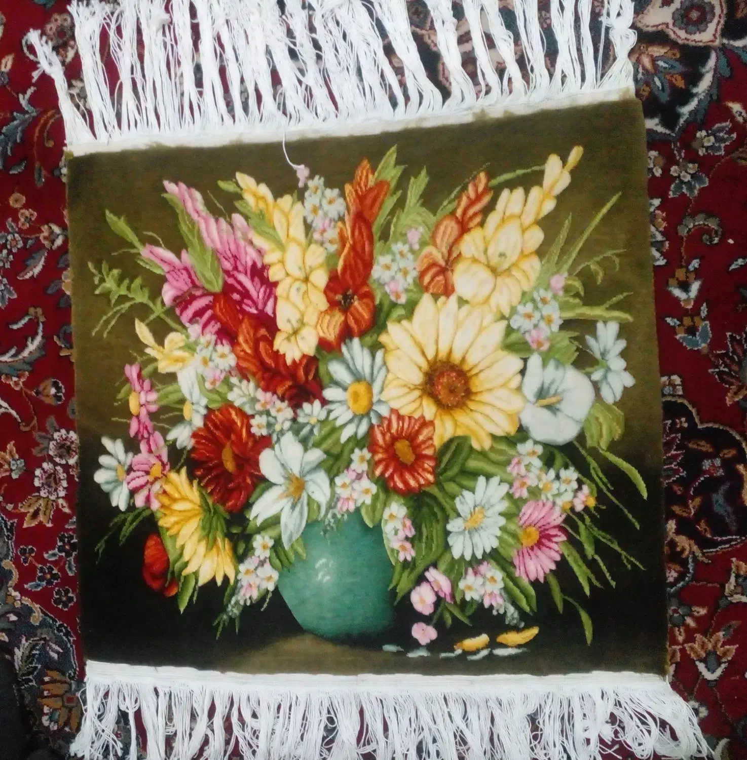 تابلو فرش دستباف|تابلو فرش|محمدیه-قزوین, |دیوار