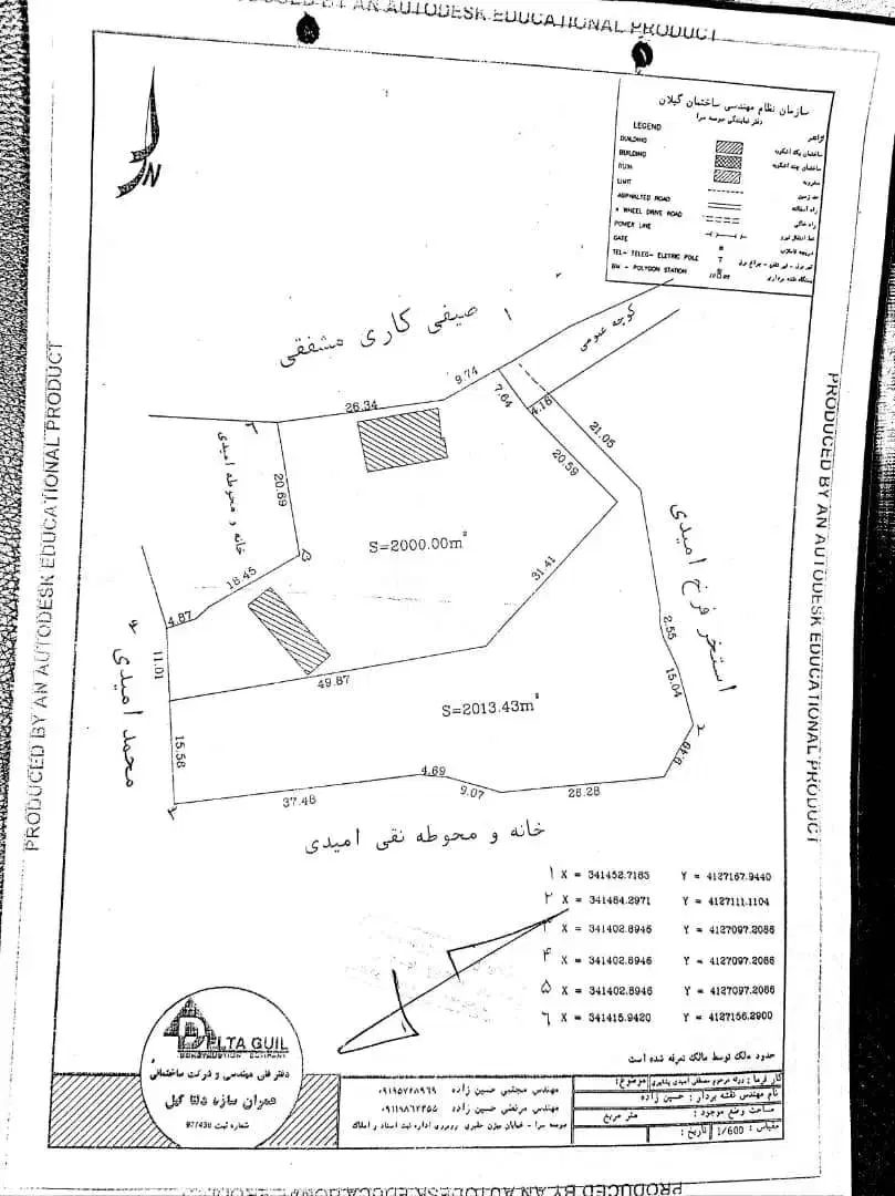 زمین روستایی به متراژ ۴۰۱۳متر|فروش زمین و ملک کلنگی|گوراب زرمیخ, |دیوار
