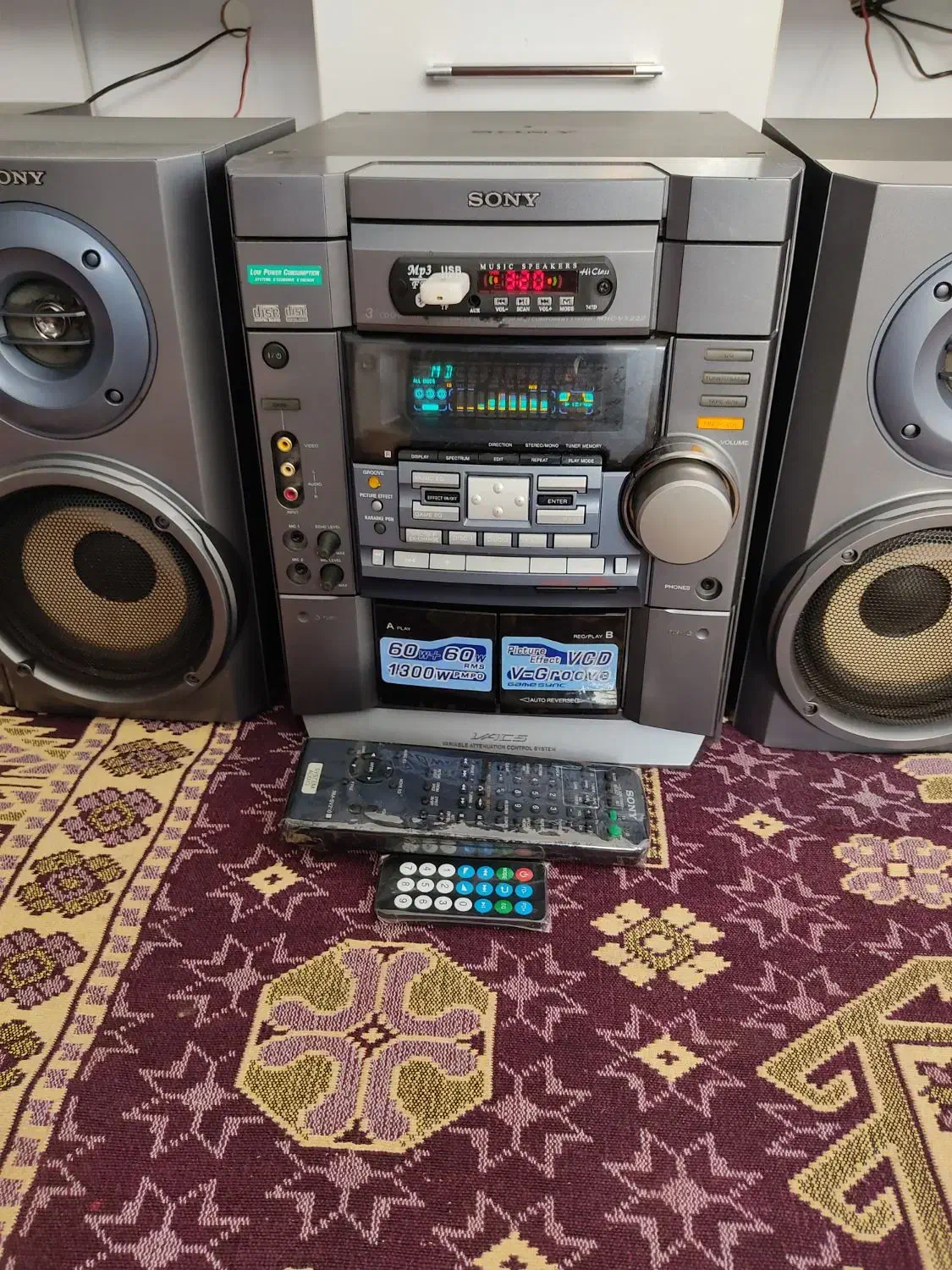 ضبط سه دیسک سونی|سیستم صوتی خانگی|بناب, |دیوار