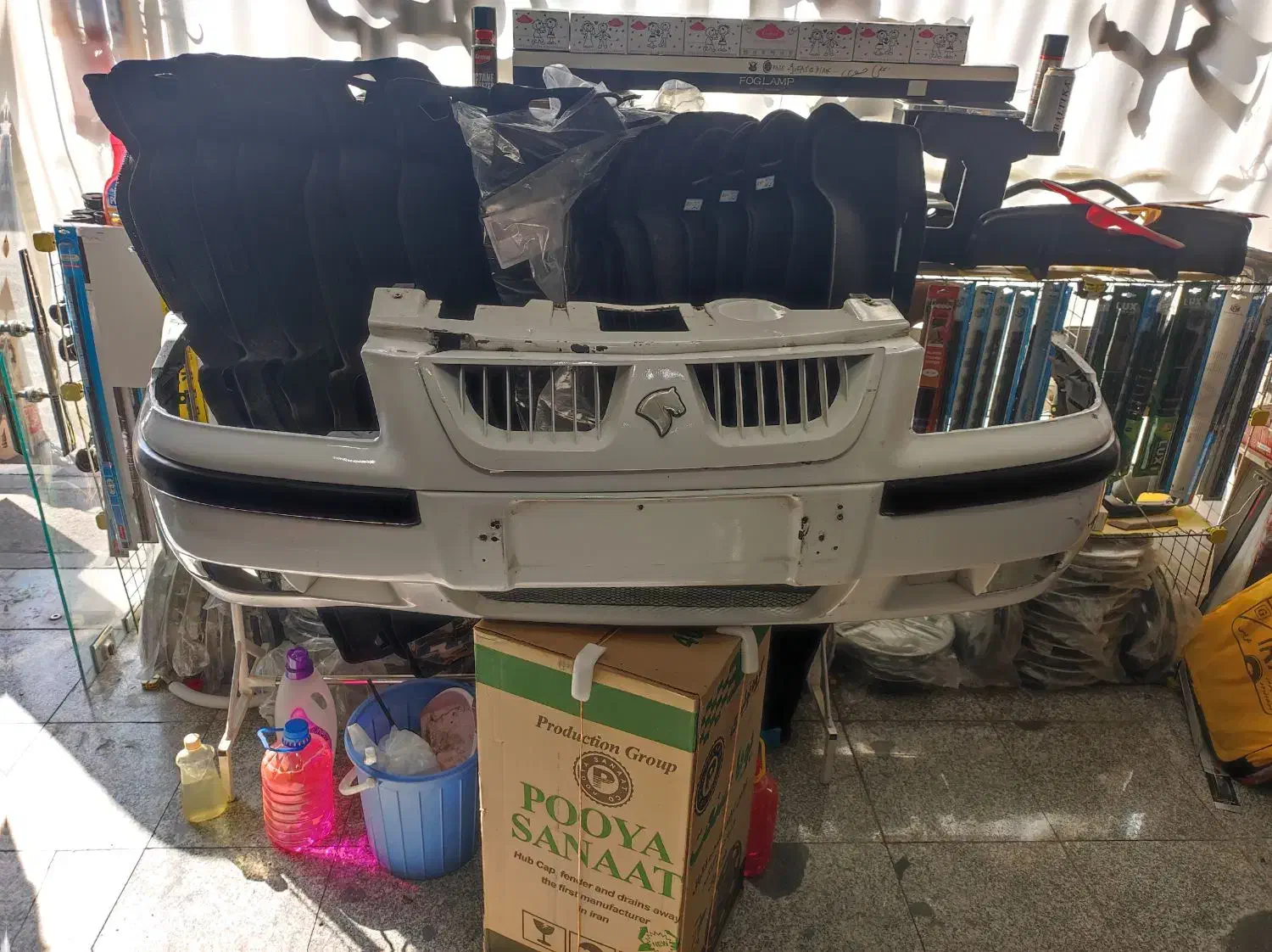 سپر جلو سمند|قطعات یدکی و لوازم جانبی|مراغه, |دیوار