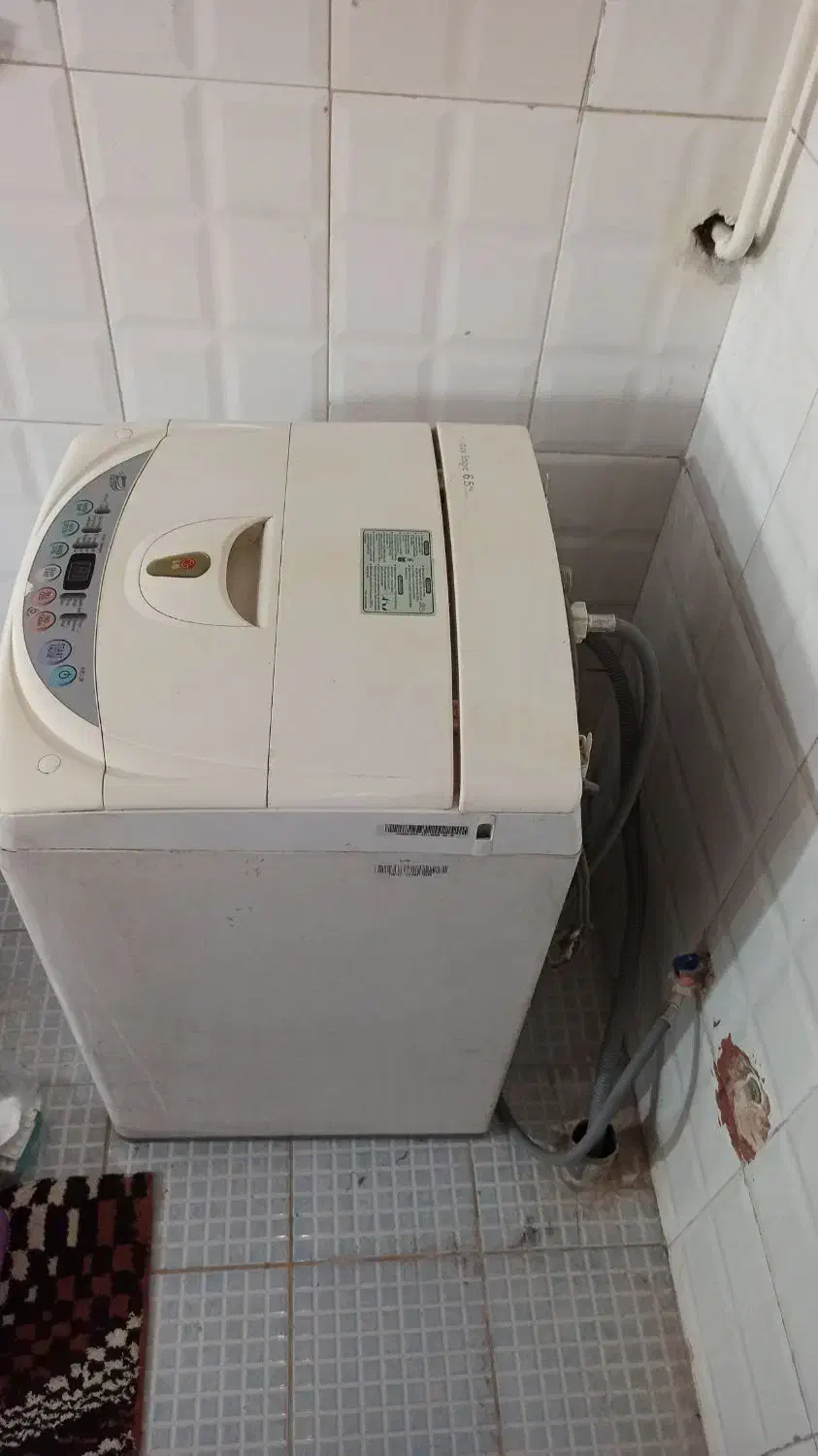 لباسشویی الجی در بالا|ماشین لباسشویی و خشککن لباس|رامهرمز, |دیوار