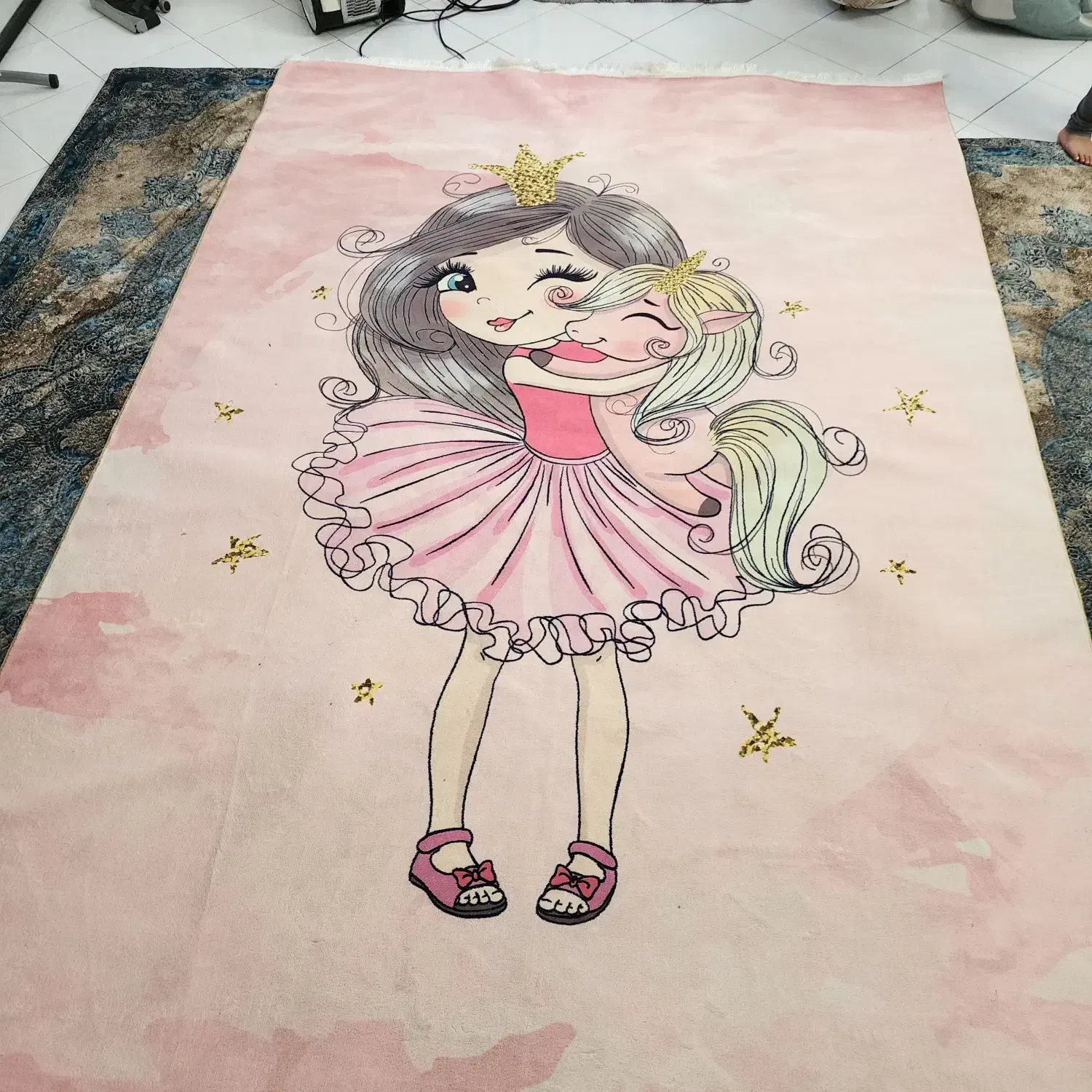 فرش ۶ متری صورتی زیبا|فرش|تهران, تهرانپارس شرقی|دیوار