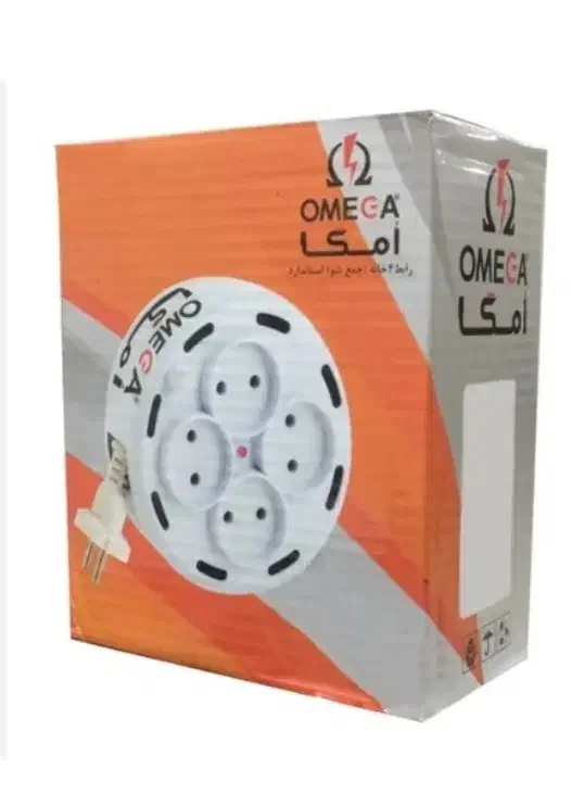 رابط برق امگا 4 خانه 7 متری سیم جمع شو|سایر لوازم برقی|یزد, |دیوار