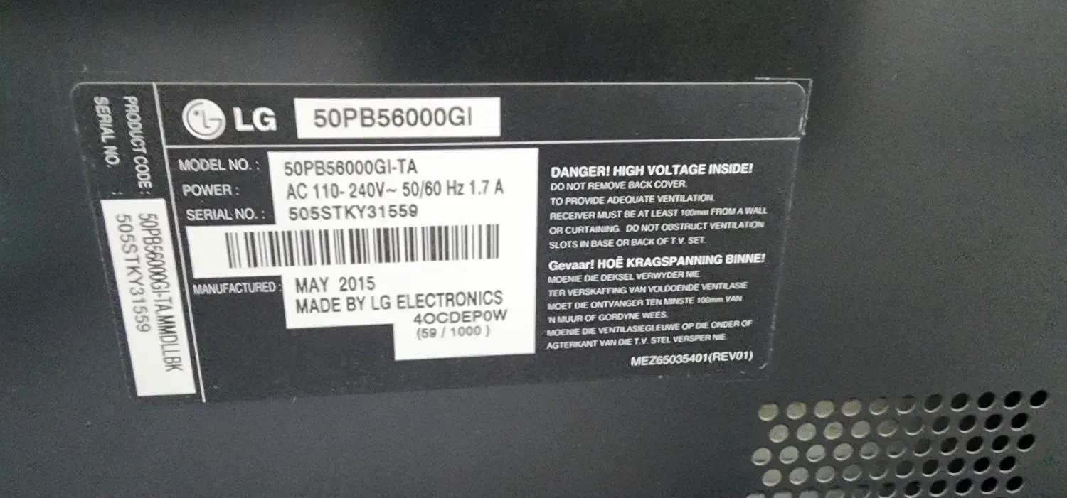 آگهی تلویزیون LG ۵۰ اینچ|تلویزیون و پروژکتور|بندر ترکمن, |دیوار