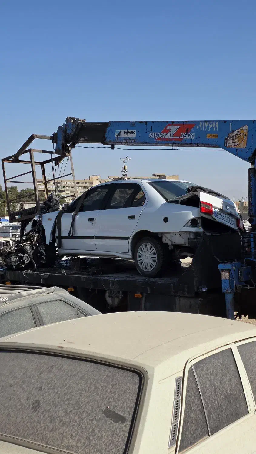 سمند EF7 ۹۲ دوگانه فابریک تصادفی|خودرو سواری و وانت|فولادشهر, سایت صنعتی کاوه|دیوار