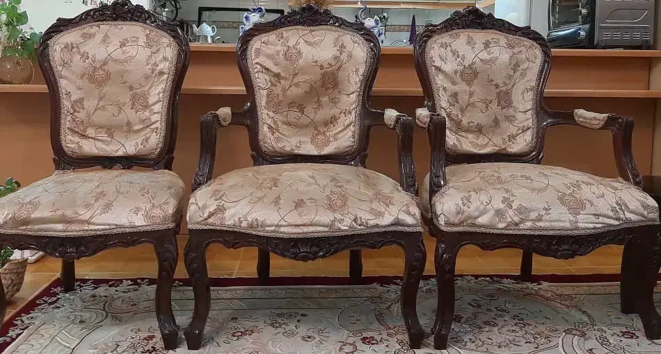 مبل سلطنتی چوب گردو|مبلمان خانگی و میز عسلی|آزادشهر, |دیوار