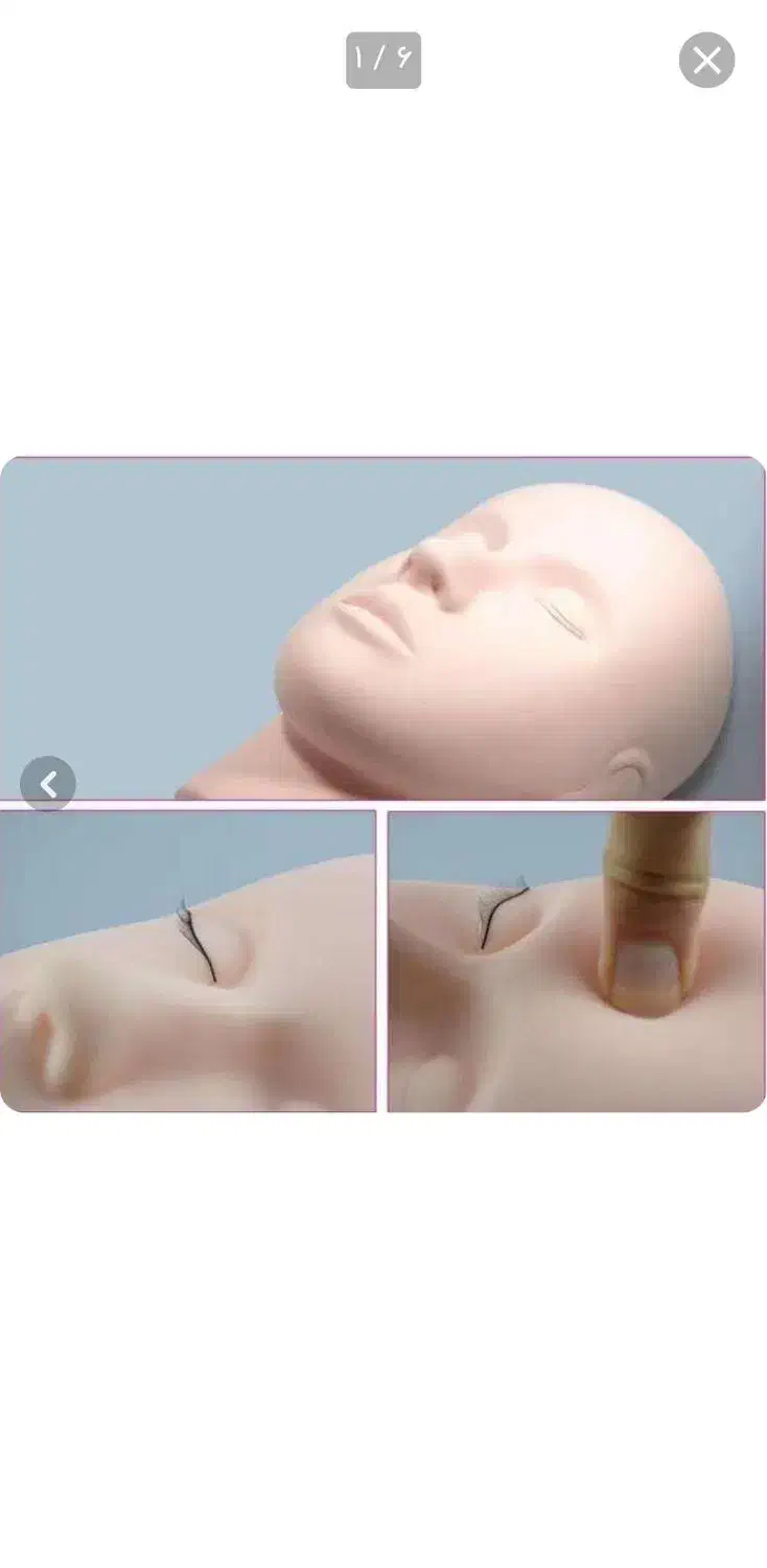 کله مانکن برااکستنشن مژه|آرایشگاه و سالن‌های زیبایی|تاکستان, |دیوار