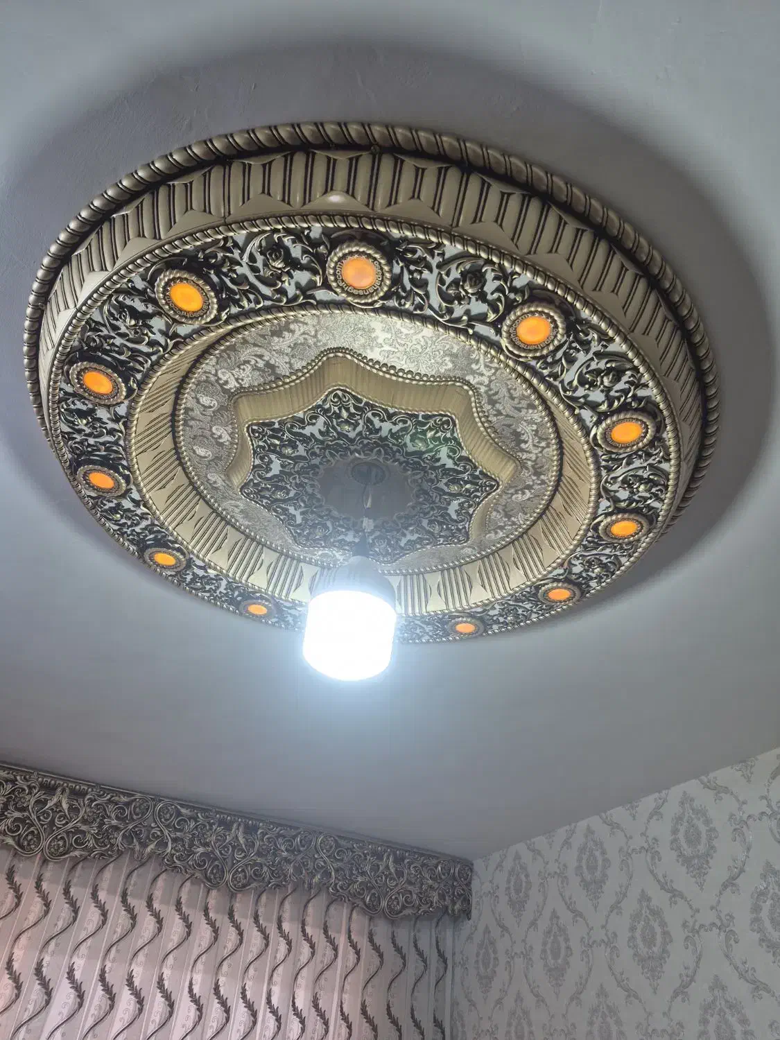 قاب لوستر|لوستر و چراغ آویز|محمدیه-قزوین, |دیوار