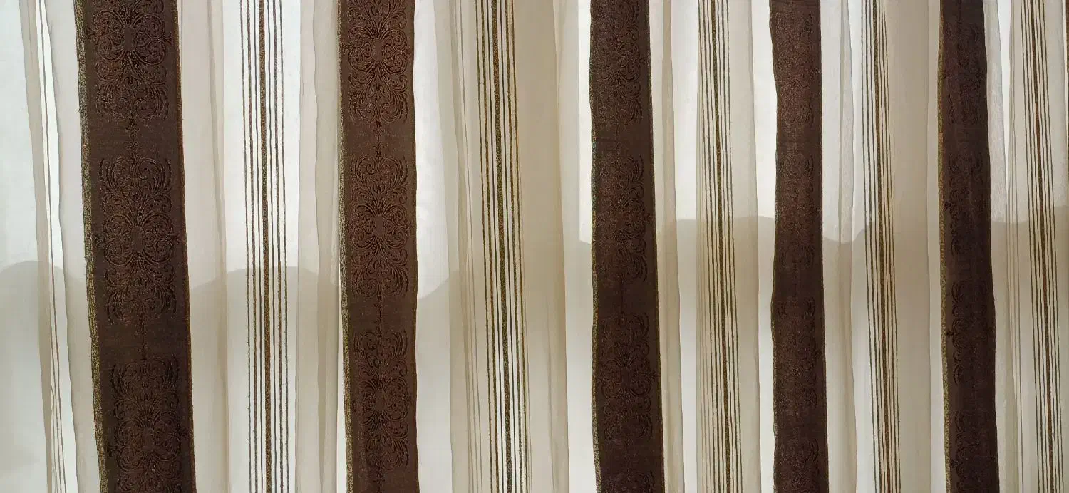 پردهی سالن و پنجره اتاق خواب|پرده، رانر، رومیزی|قم, نوقطار|دیوار