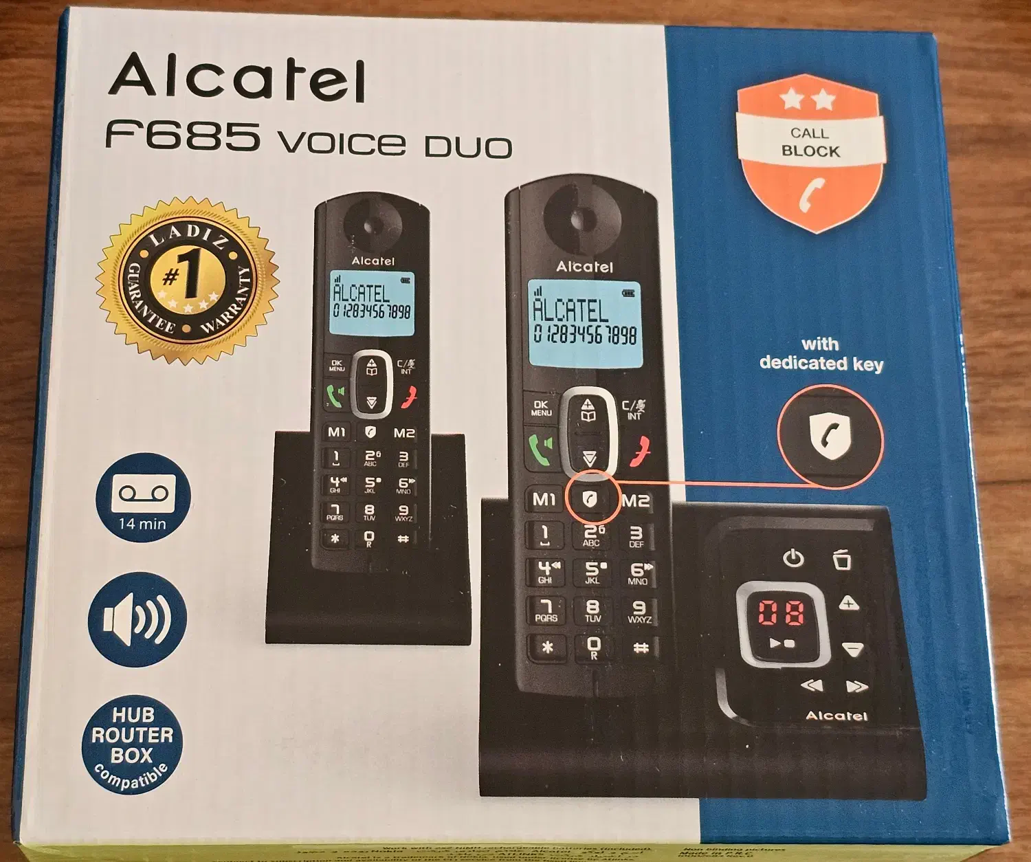 تلفن بیسیم آلکاتلF685 Voice Duo (سالم، کمکارکرد)|تلفن رومیزی|تهران, سنائی|دیوار