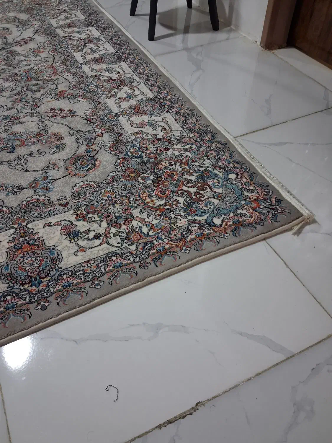 ۴ عدد فرش ۶متری طوسی رنگ|فرش|کرمانشاه, |دیوار