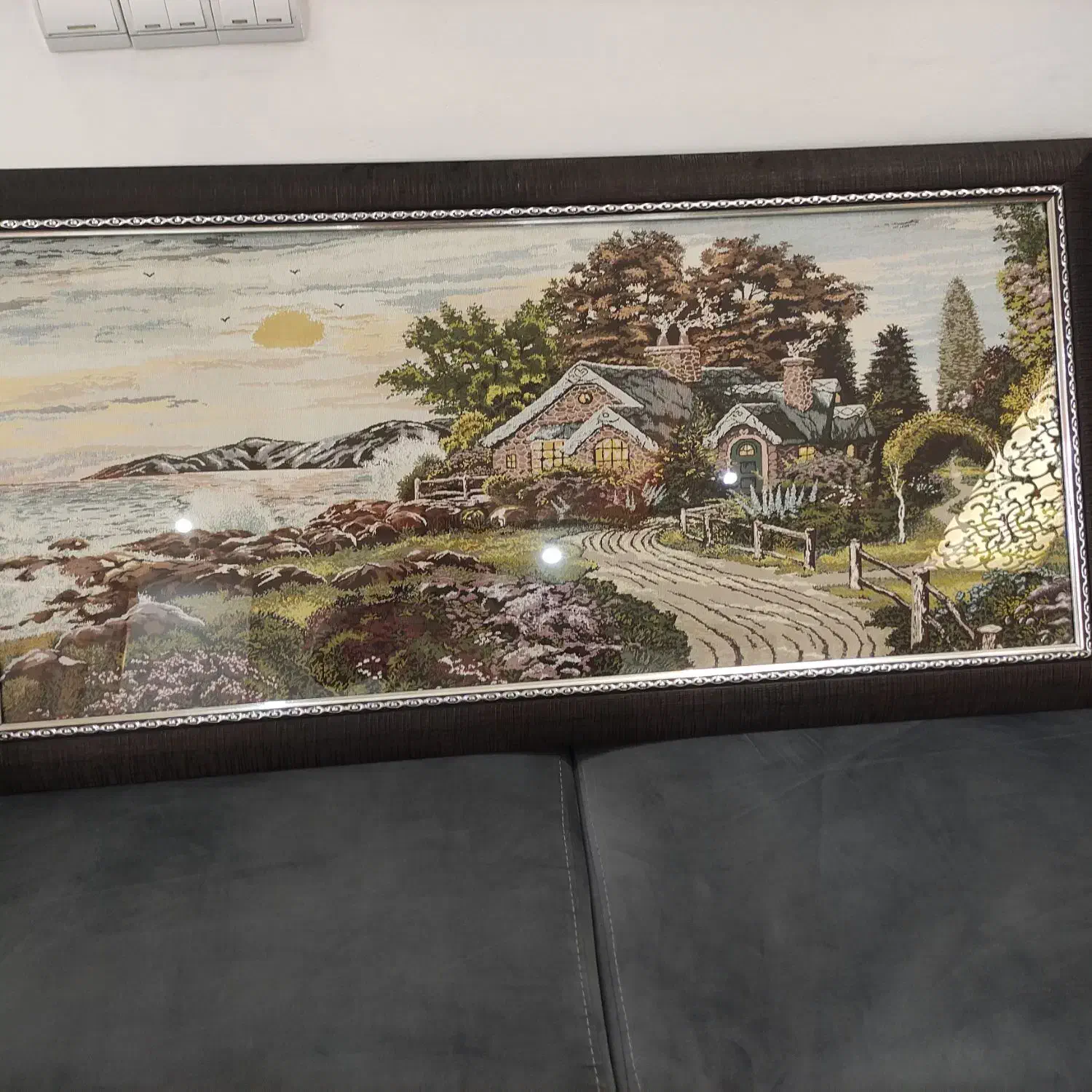 تابلو ترمه|تابلو، نقاشی، عکس|لنگرود, |دیوار