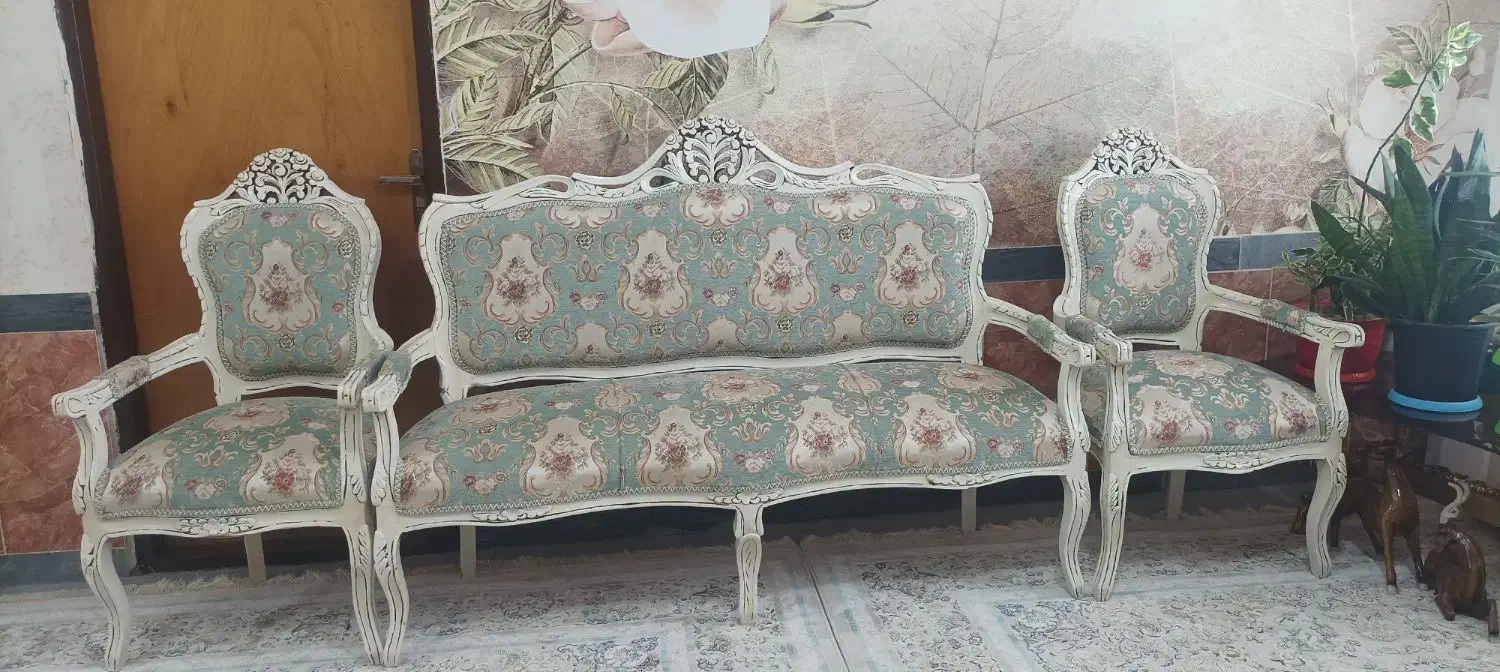 مبل سلطنتی ۹ نفره|مبلمان خانگی و میز عسلی|بوکان, |دیوار