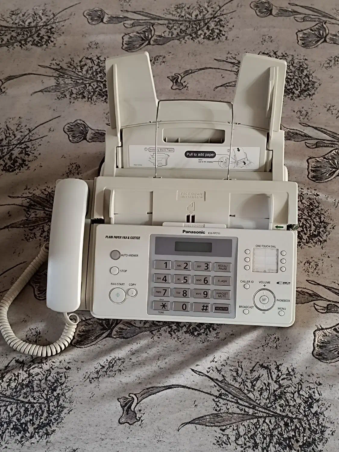 دستگاه فکس پاناسونیک مدل KX-FP711CX-W اصل|پرینتر، اسکنر، کپی، فکس|ری, شهادت|دیوار