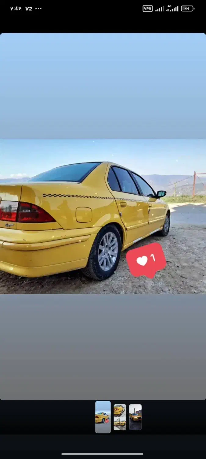 تاکسی سمند گردشی|خودرو سواری و وانت|کرمانشاه, |دیوار