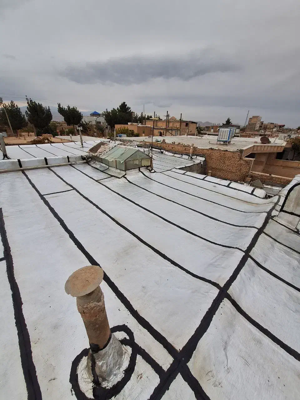 ایزوگام متری140+شیب بندی و سیمان پشت بام|خدمات پیشه و مهارت|شاهرود, |دیوار