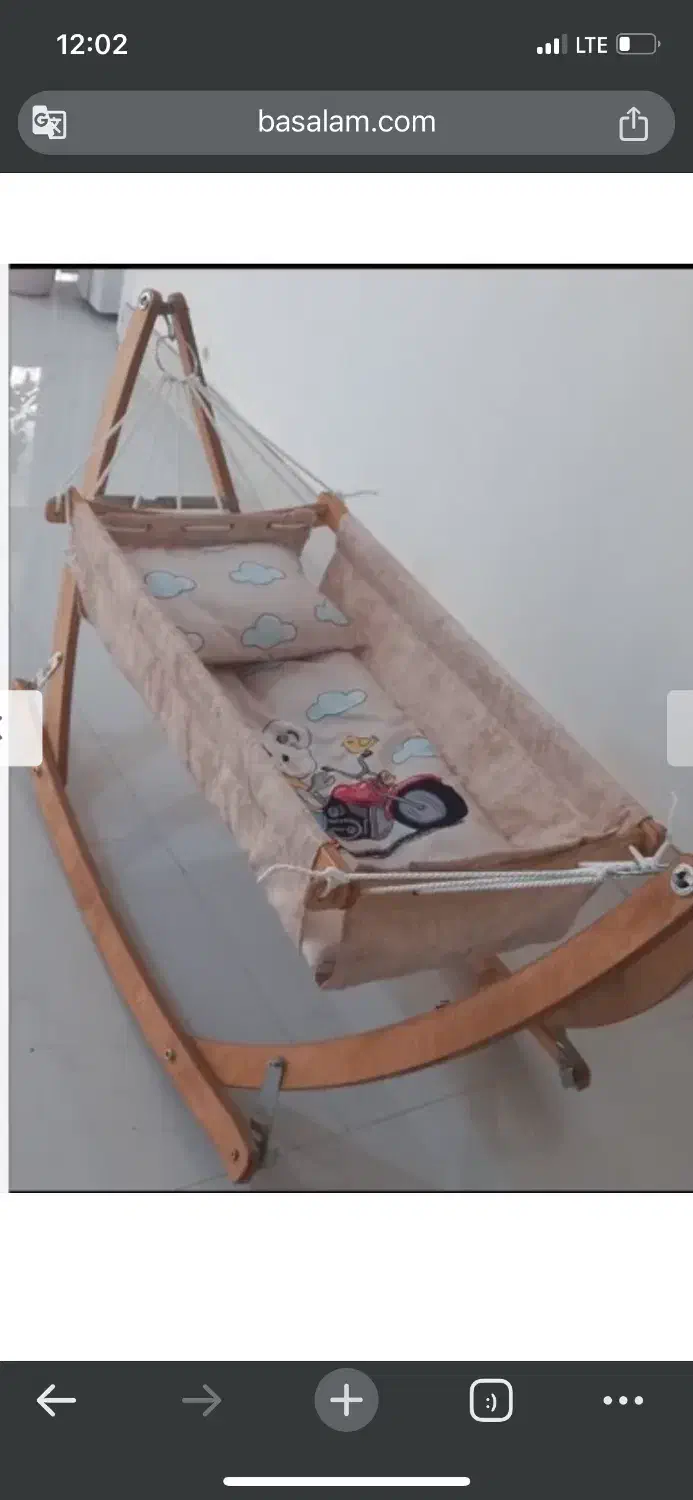 گهواره کودک|تخت و صندلی بچه|قوچان, |دیوار