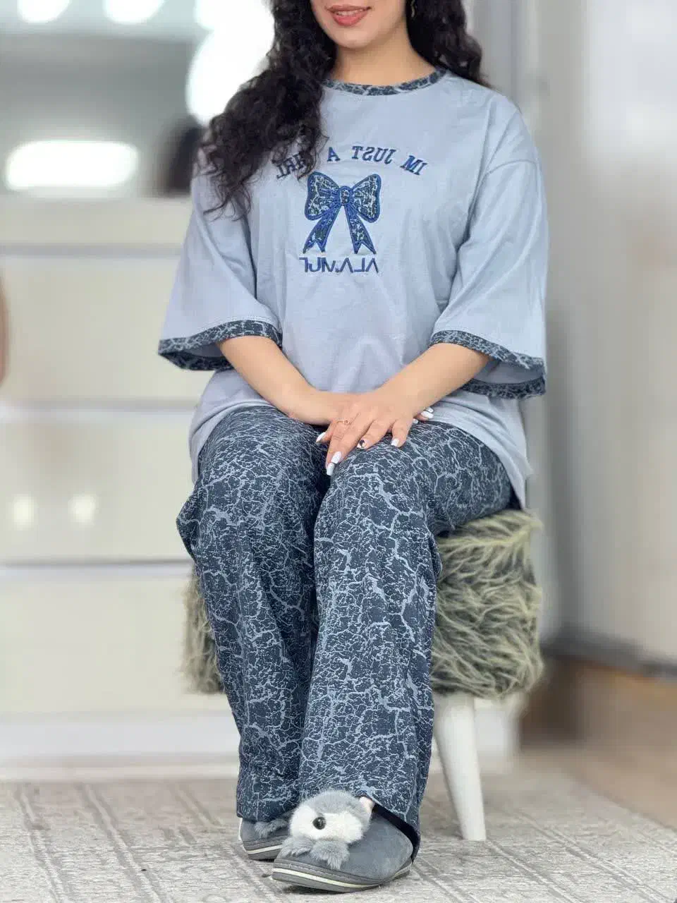 ست تیشرت و شلوار نخ پنبه|لباس|یزد, |دیوار