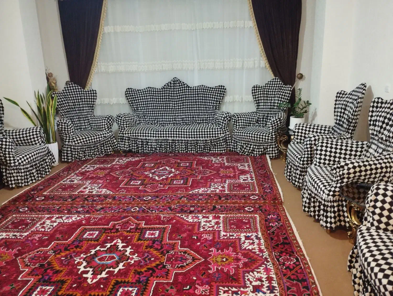 مبل خانگی 9نفره درحد نو|مبلمان خانگی و میز عسلی|شبستر, |دیوار