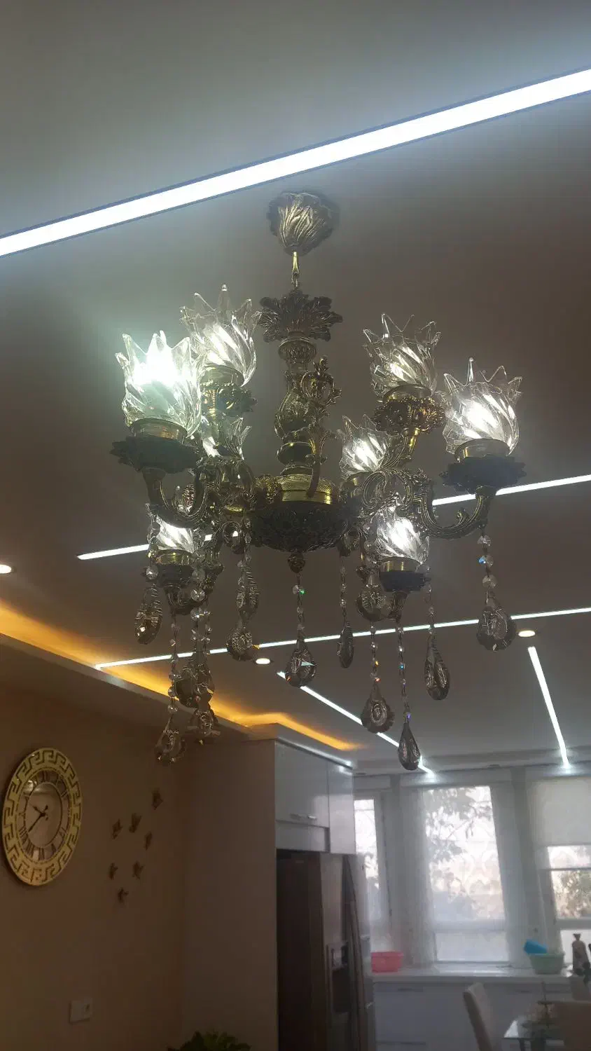 فروش. دو جفت لوستر.|لوستر و چراغ آویز|بجنورد, |دیوار